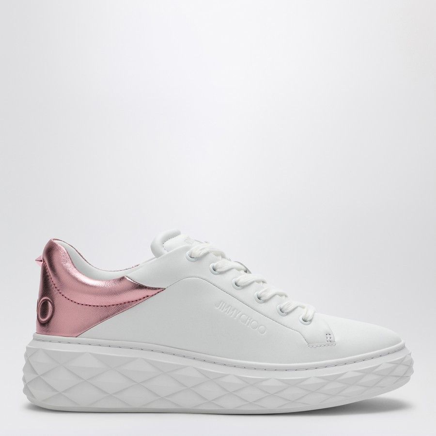 Jimmy Choo o1d2blof0824 Low-Top Sneakers in White Size US 8 / IT 38 - 1 Thumbnail