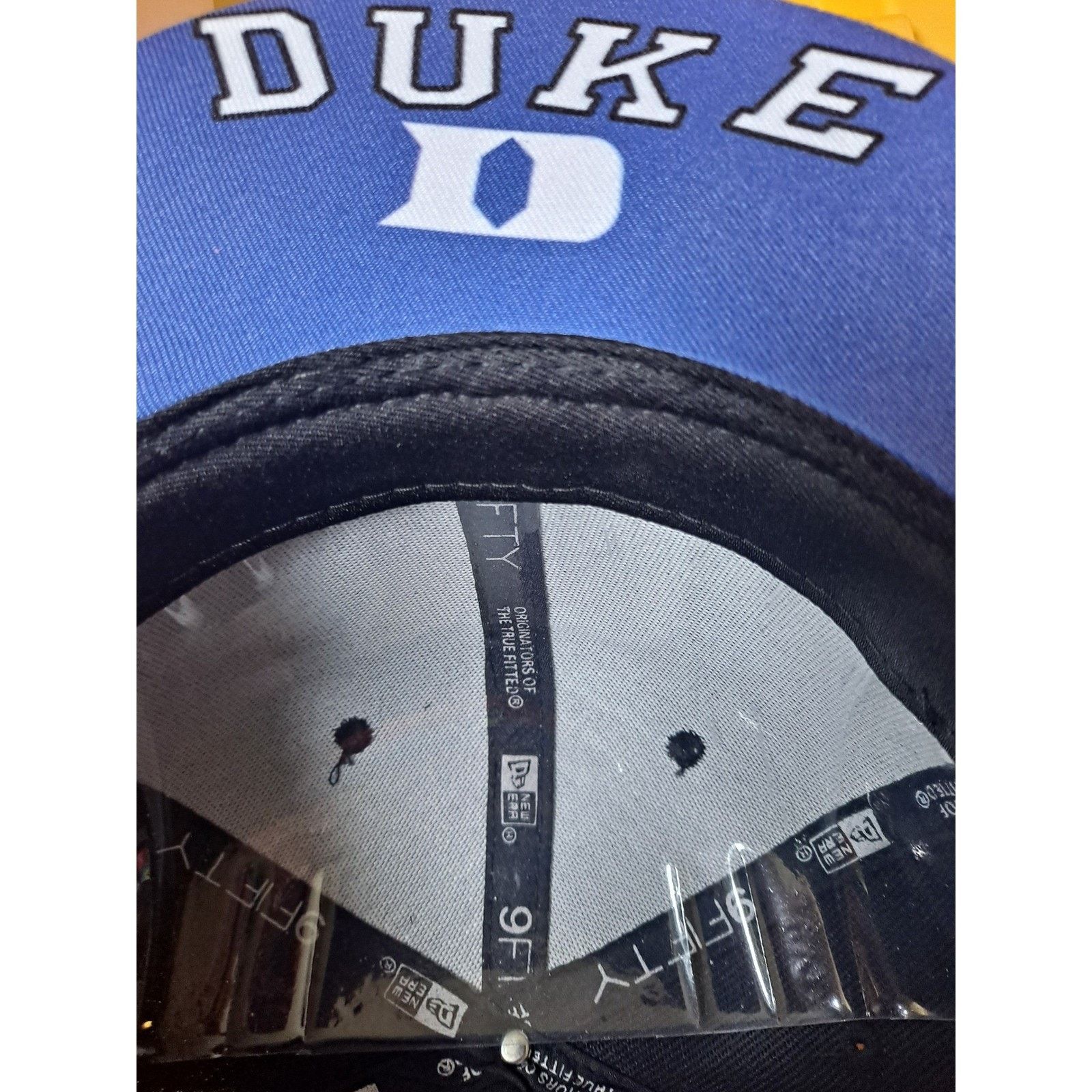 New Era New Era Duke Blue Devils 9FIFTY Snapback Hat Cap Black Blue Size ONE SIZE - 6 Thumbnail