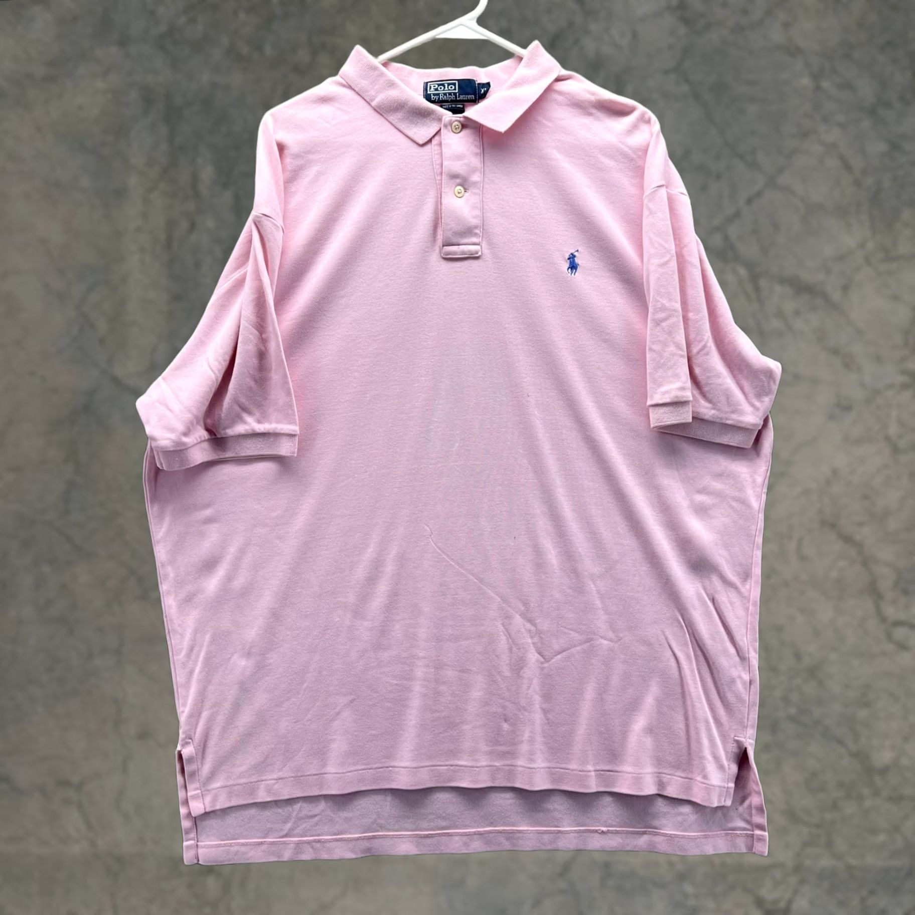 Polo Ralph Lauren Polo Ralph Lauren Polo Shirt Mens XL Pink Solid Pony Logo Short Sleeve Casual Size US XL / EU 56 / 4 - 1 Thumbnail