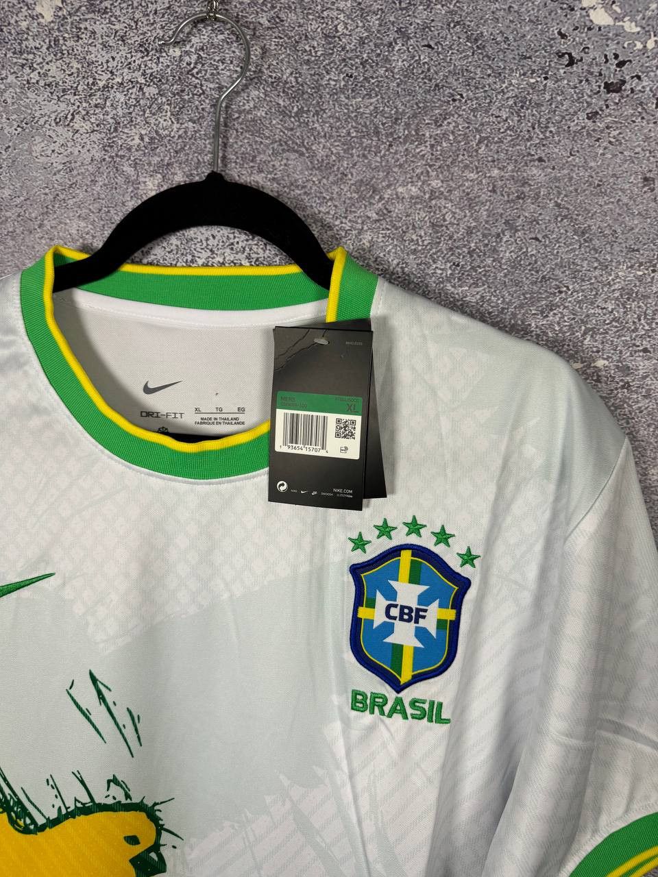 Other Brazil AOP 2024 Fan Training Soccer Jersey Blokcore Size US XL / EU 56 / 4 - 6 Thumbnail