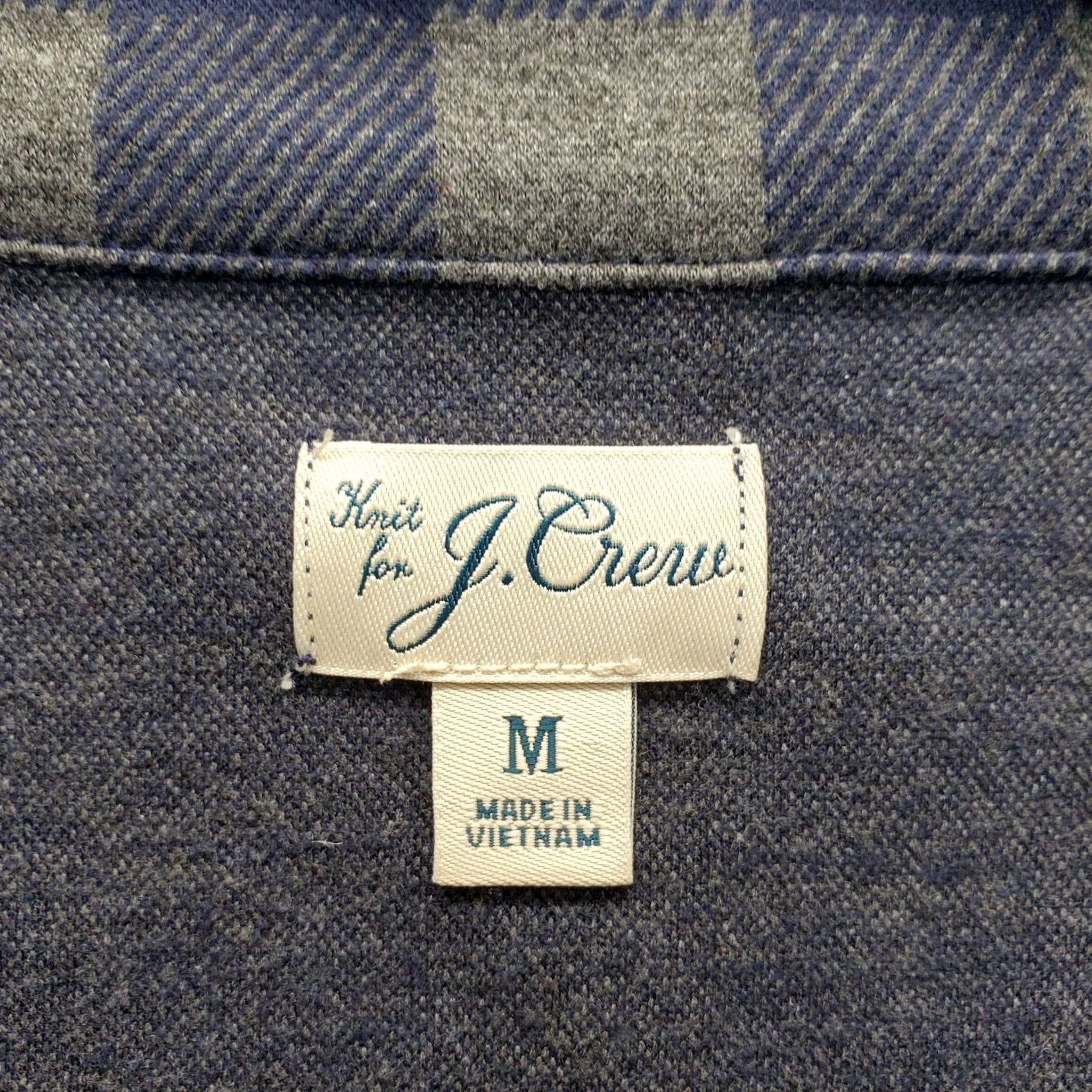 J.Crew J.CREW Activewear Shirt Mens M Multicolor Plaid Long Sleeve Mock Neck 1/4 Zip Size US M / EU 48-50 / 2 - 6 Thumbnail