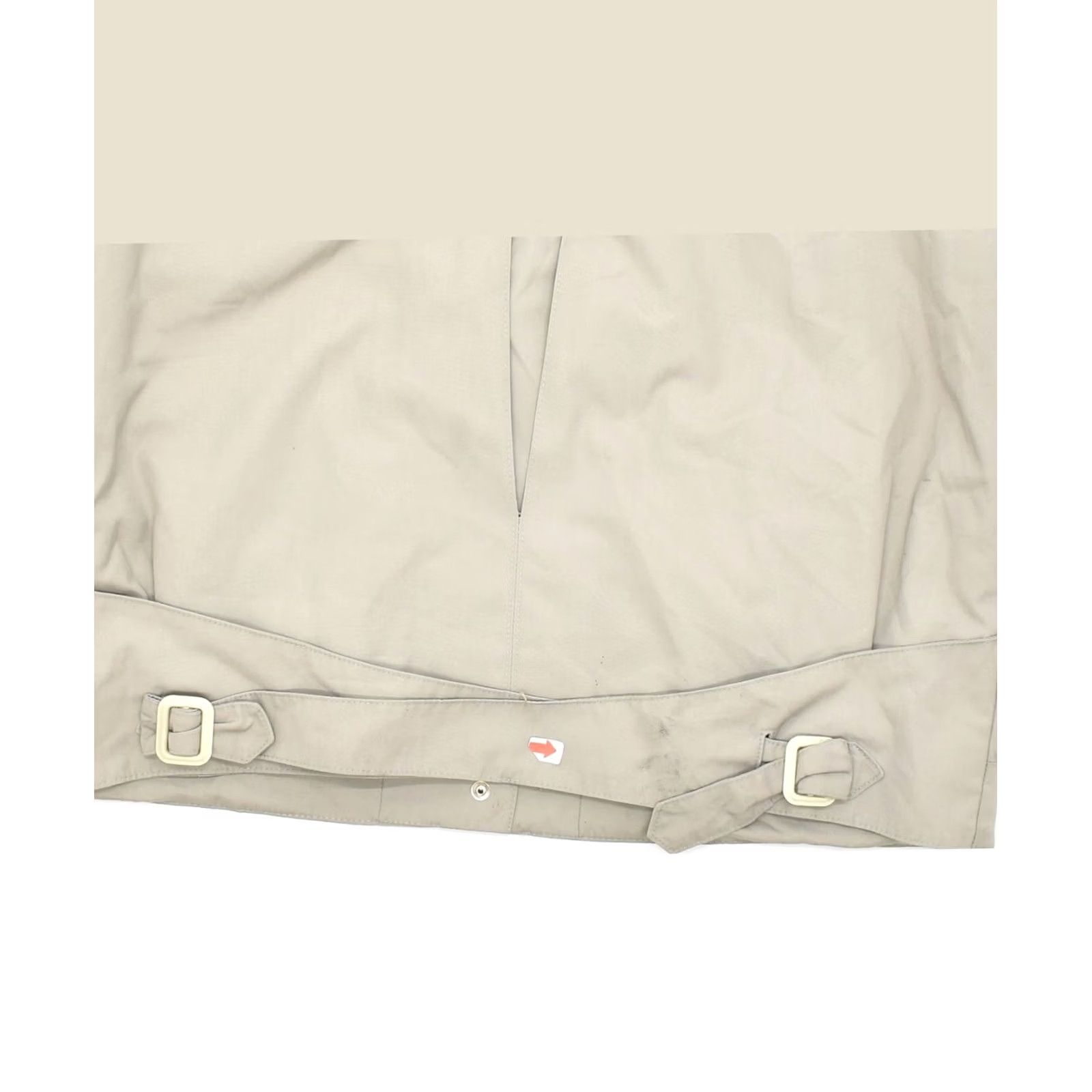 Rains VINTAGE ADLER MODE Womens Rain Jacket Beige Cotton XL UK 18 Size XL / US 12-14 / IT 48-50 - 3 Thumbnail