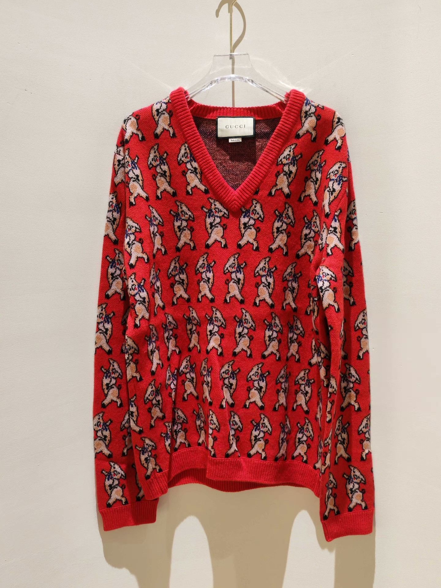 Gucci Gucci Red Pig New Year Limited Cardigan Size M / US 6-8 / IT 42-44 - 1 Thumbnail