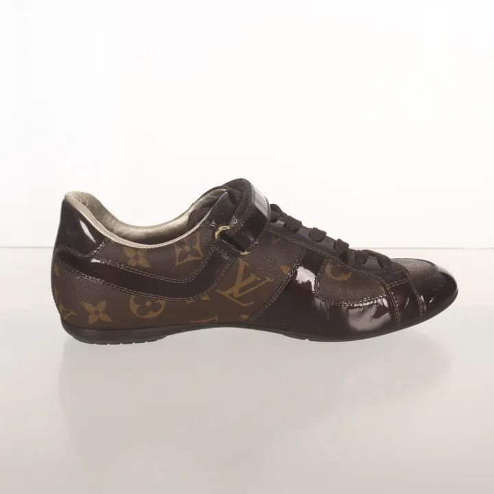 Louis Vuitton Louis Vuitton Fashionable Brown Leather Sneakers -2508 Size US 5 / EU 37 - 2 Thumbnail