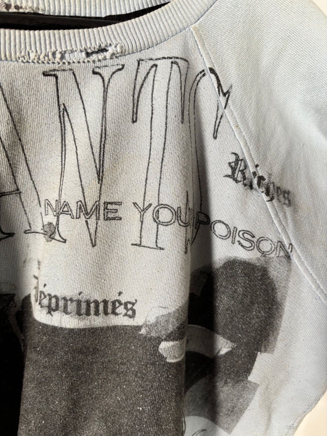 Enfants Riches Deprimes 🚭 ULTIMATE GRAIL 🚭 2021 “NAME YOUR POISON” LOGO CREWNECK Size US XS / EU 42 / 0 - 6 Thumbnail