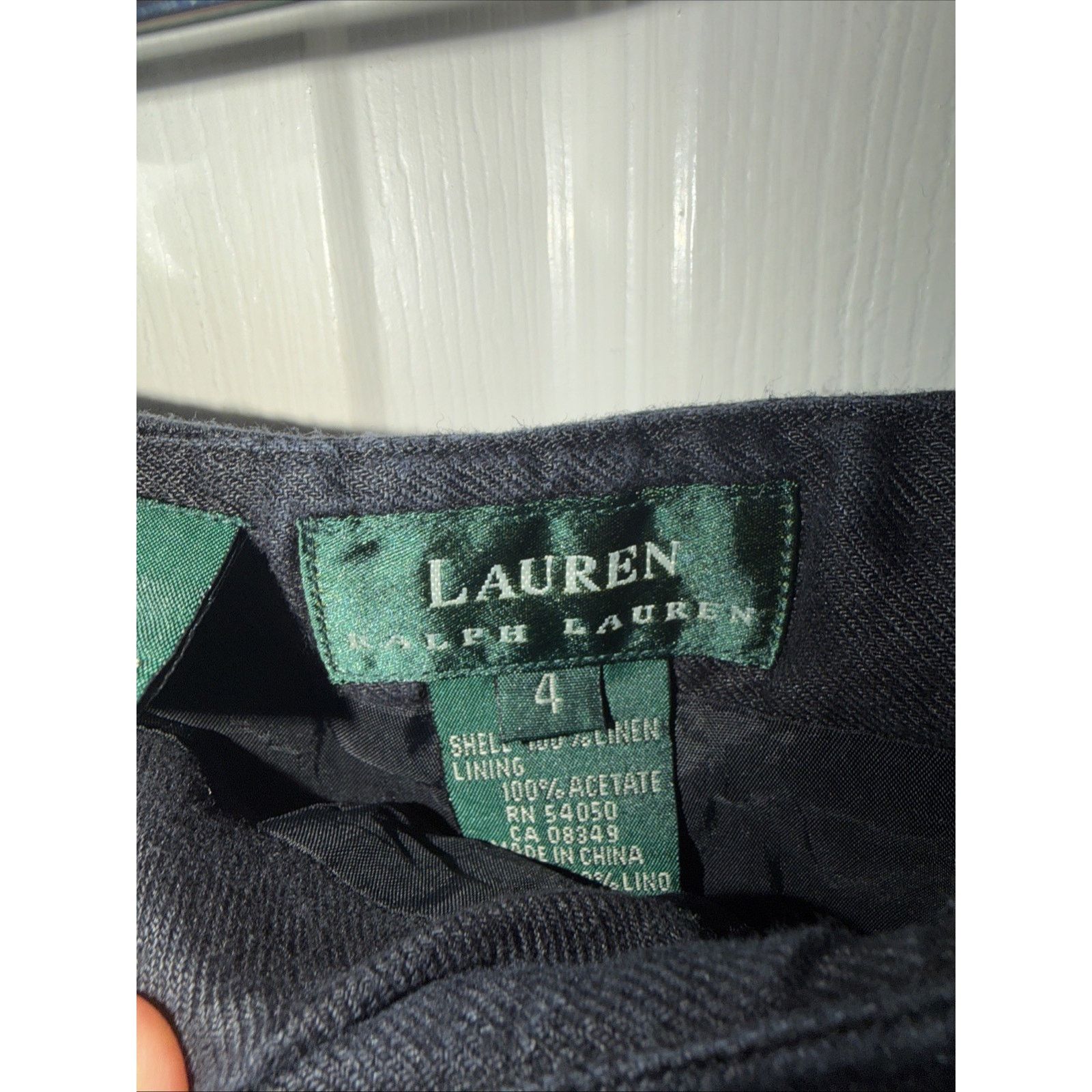 Lauren Ralph Lauren Lauren Ralph Lauren Women's Linen Zip-Up Capri Pants Size 4 Size 27" / US 4 / IT 40 - 3 Thumbnail