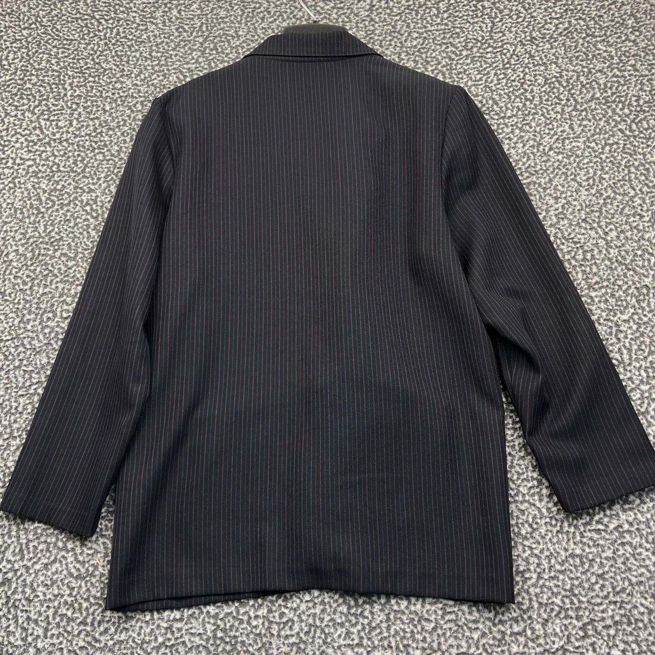 Other Vintage Alfred Dunner Blazer Women 14 Black Striped 2 Button Size XL / US 12-14 / IT 48-50 - 2 Thumbnail