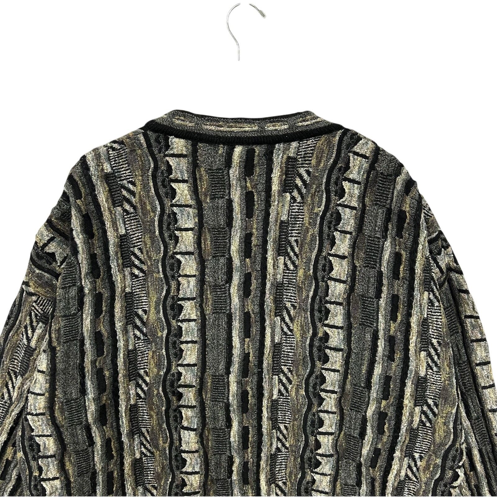 Vintage Vintage Tosani 3D Knit Cardigan Sweater Large Size US L / EU 52-54 / 3 - 6 Thumbnail