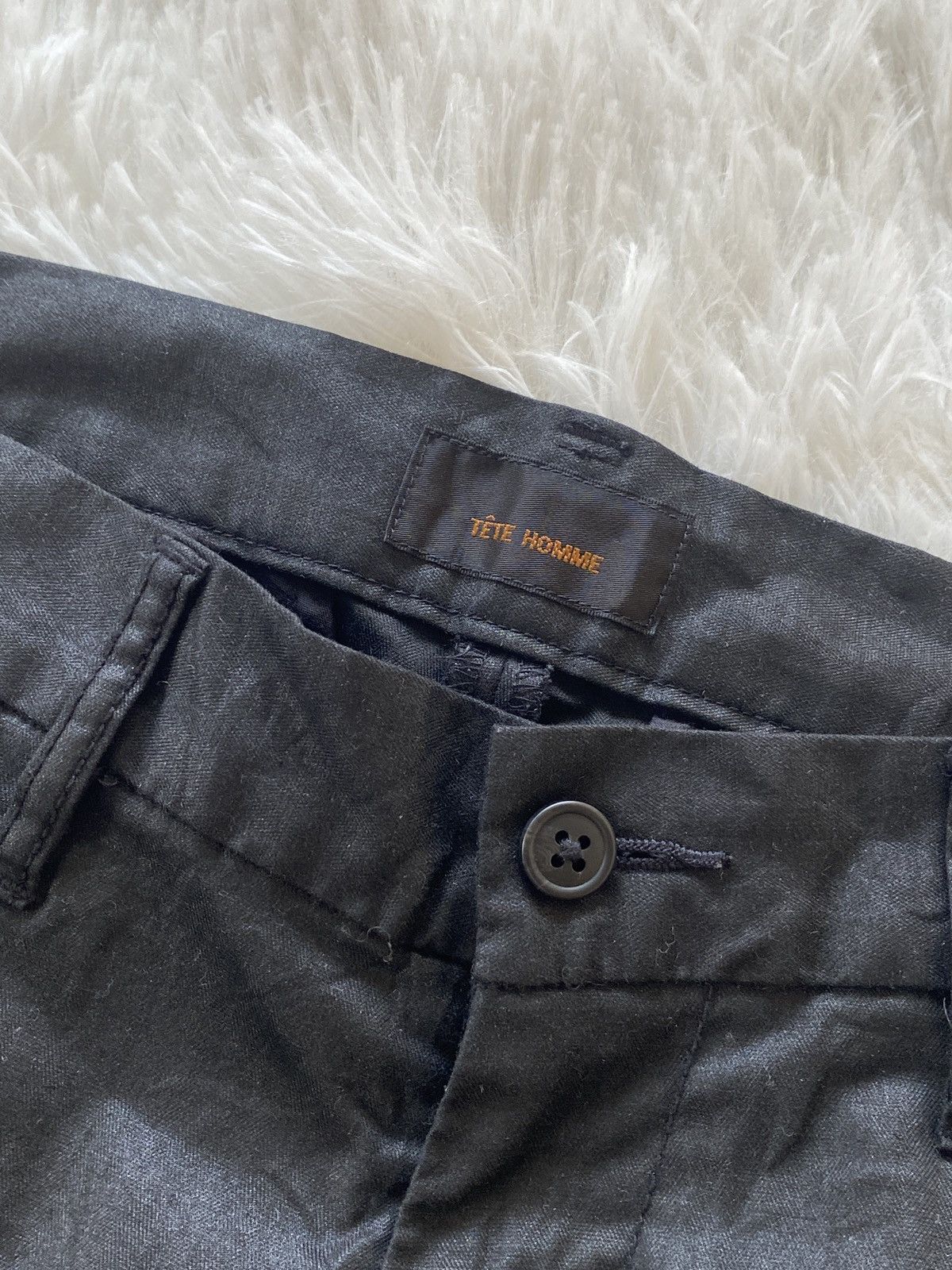 Issey Miyake 💥TETE HOMME By Issey Miyaki Cargo Pants nice design Size 30" / US 8 / IT 44 - 5 Thumbnail