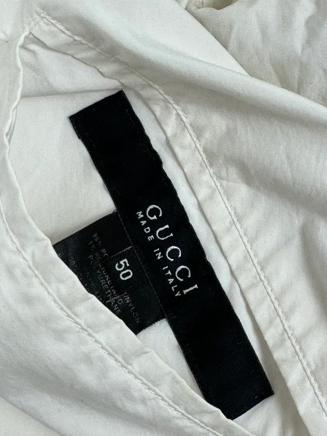 Gucci 2000s Gucci Creamy White Signature Jacket Size US M / EU 48-50 / 2 - 10 Thumbnail
