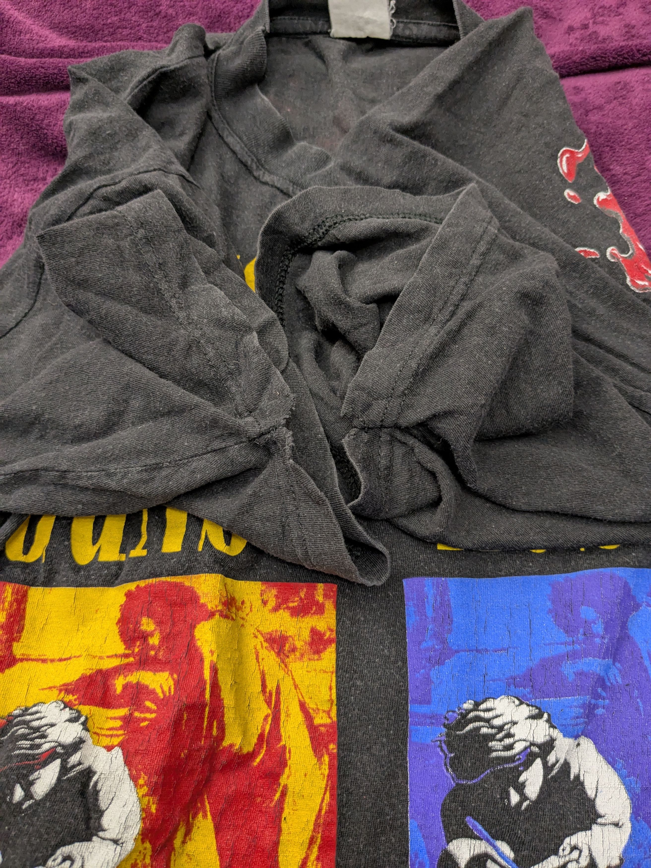 Band Tees Vintage Guns N Roses Use Your Illusion World Tour 1992 Size US XL / EU 56 / 4 - 5 Thumbnail
