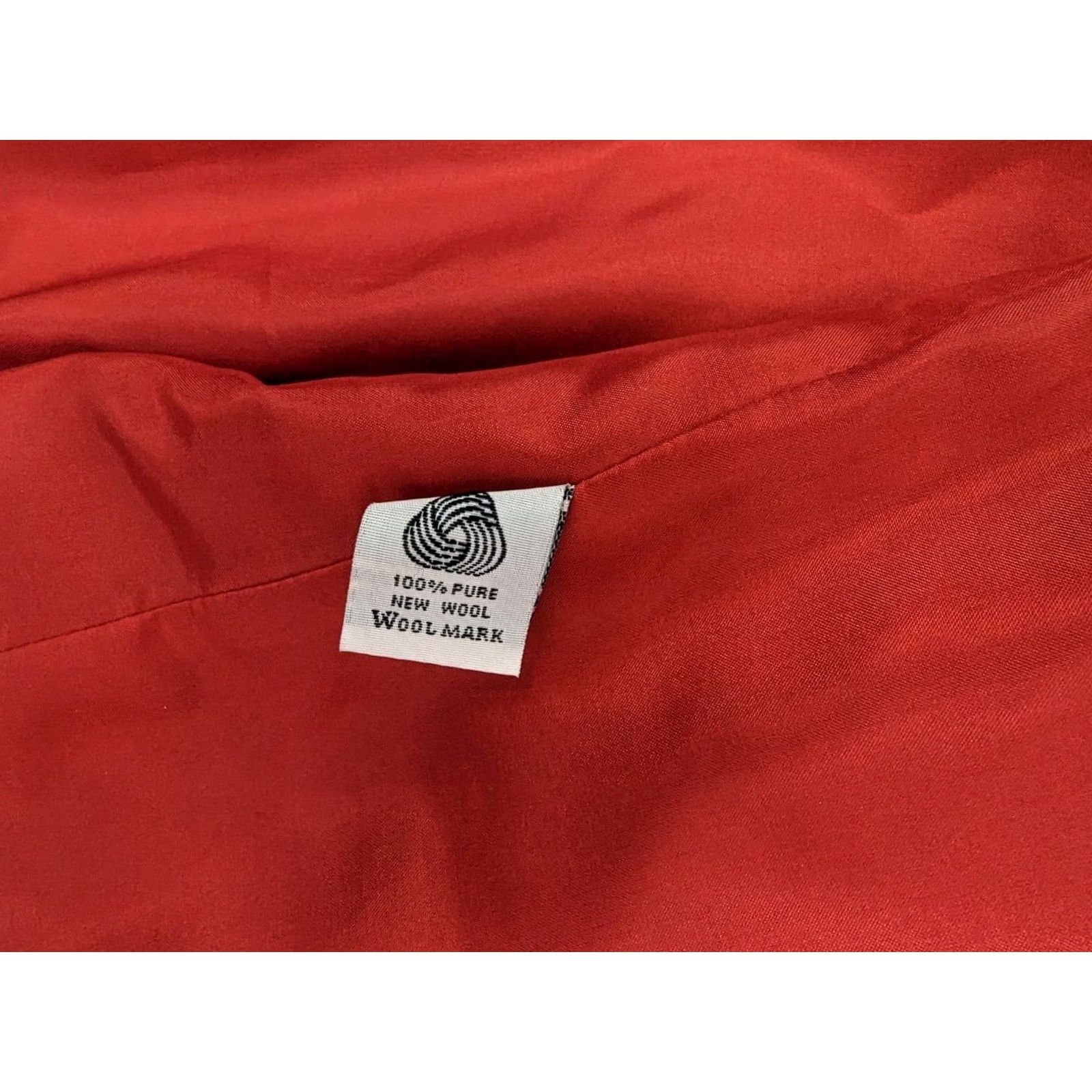 Pendleton Pendleton Blazer Jacket WOMENS 12 Red Wool Check Mid-Length Button Vintage: No (Keep as original) Size XL / US 12-14 / IT 48-50 - 7 Thumbnail