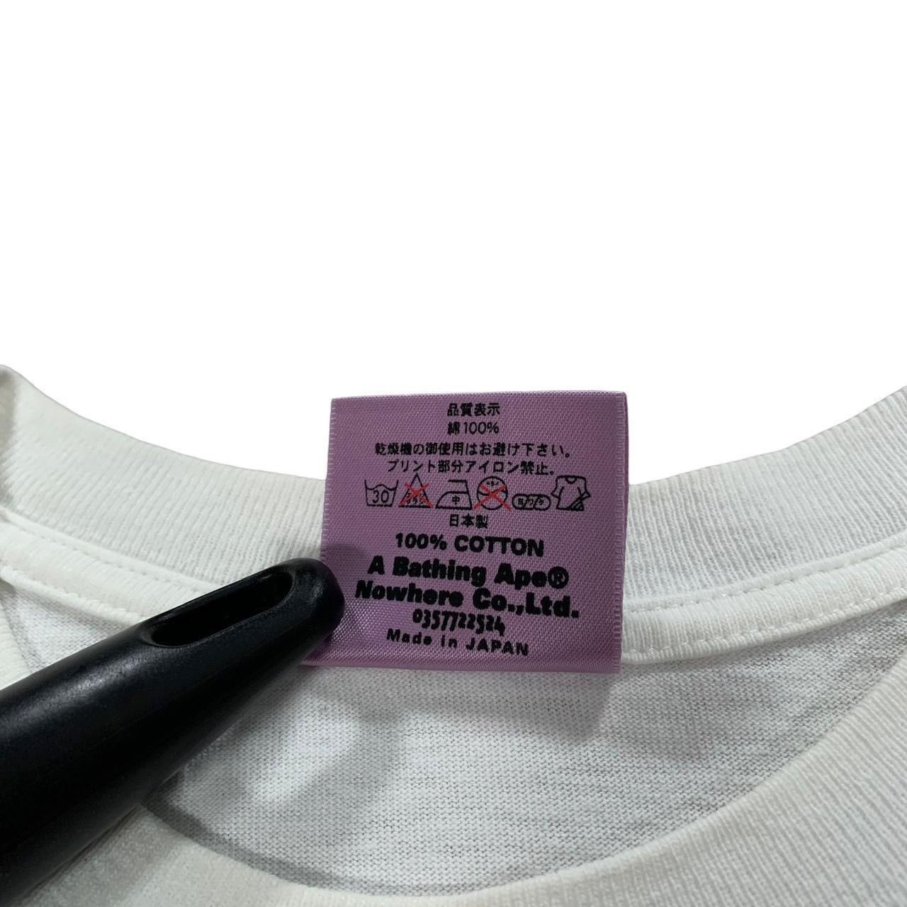 Kaws Vintage Bape Kaws Chum Women’s White & Pink Camo T Shirt Size XS / US 0-2 / IT 36-38 - 6 Thumbnail