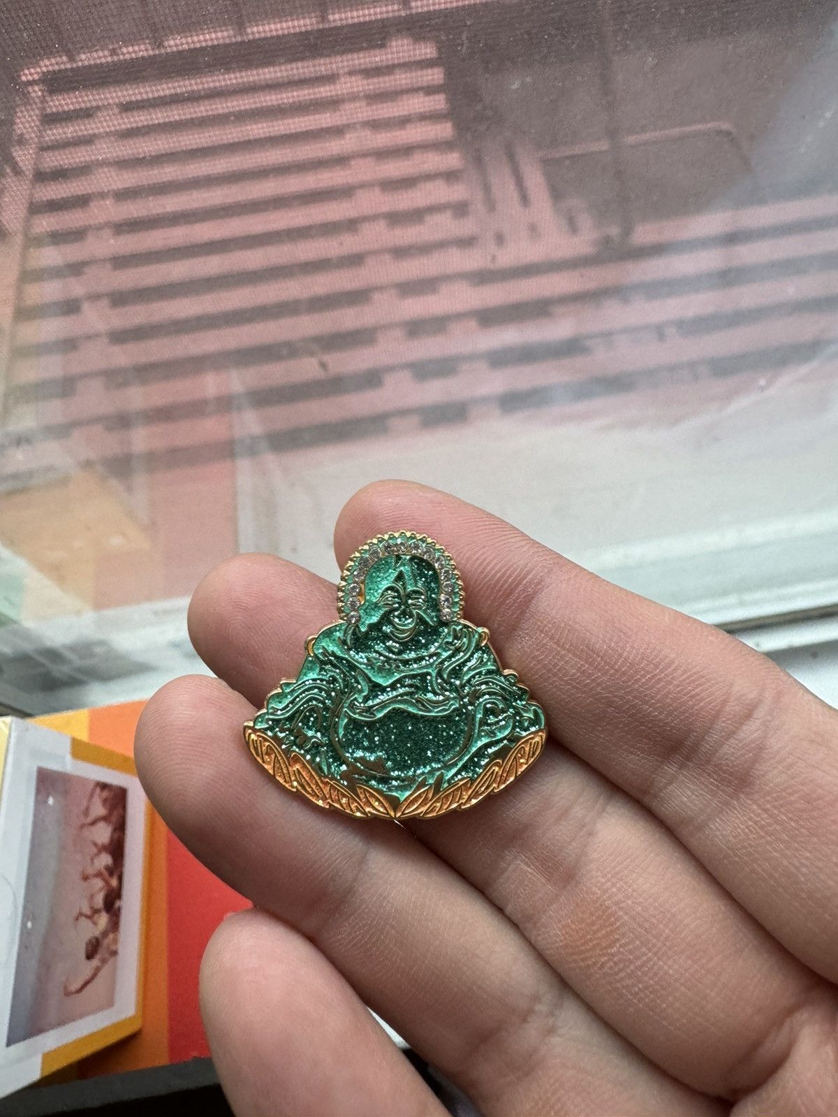 Other Buddha Glitter Pin Size ONE SIZE - 1 Thumbnail