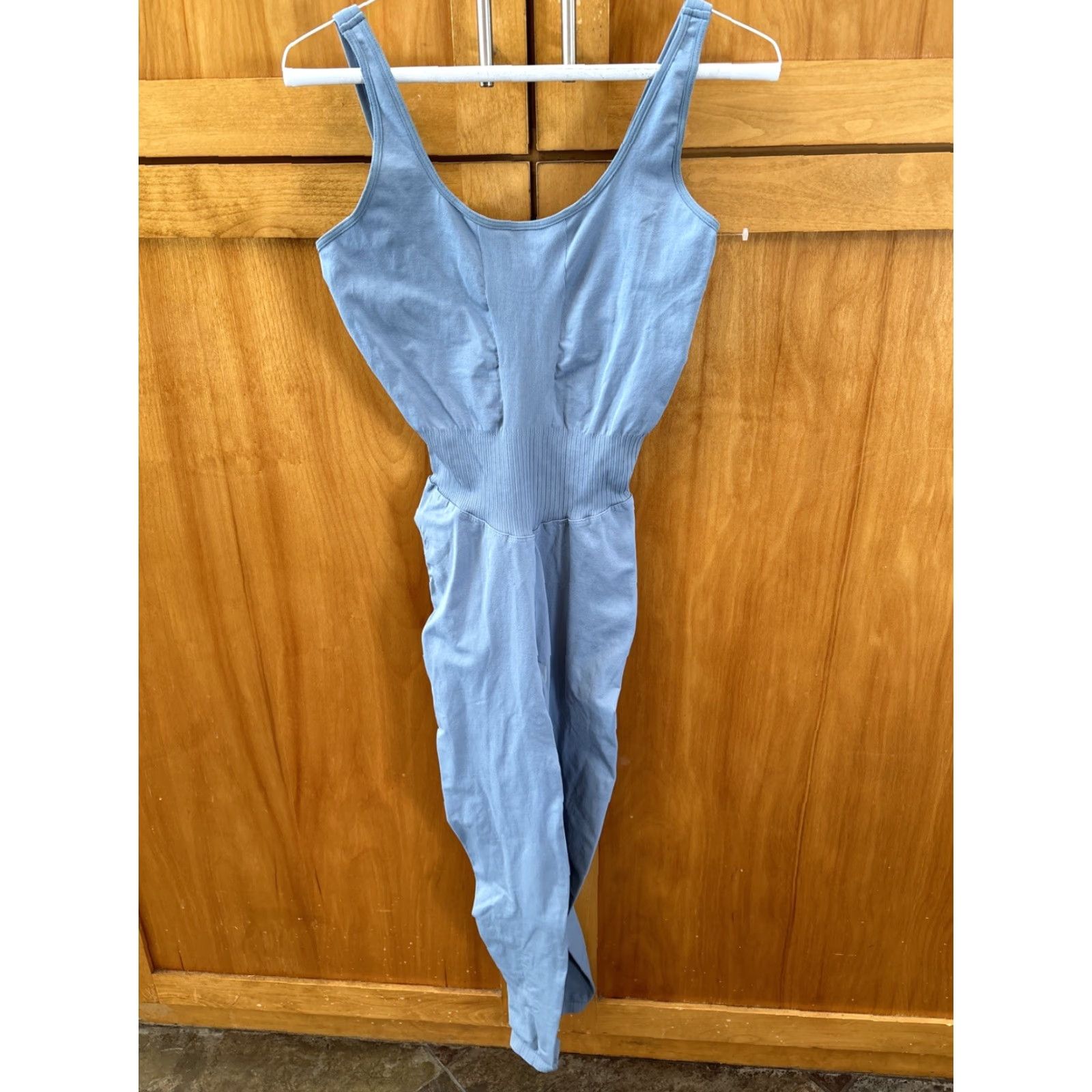 Free People VINTAGE FREE PEOPLE MOVEMENT Gray ONE PIECE BODYSUIT XS S Size XS / US 0-2 / IT 36-38 - 2 Thumbnail