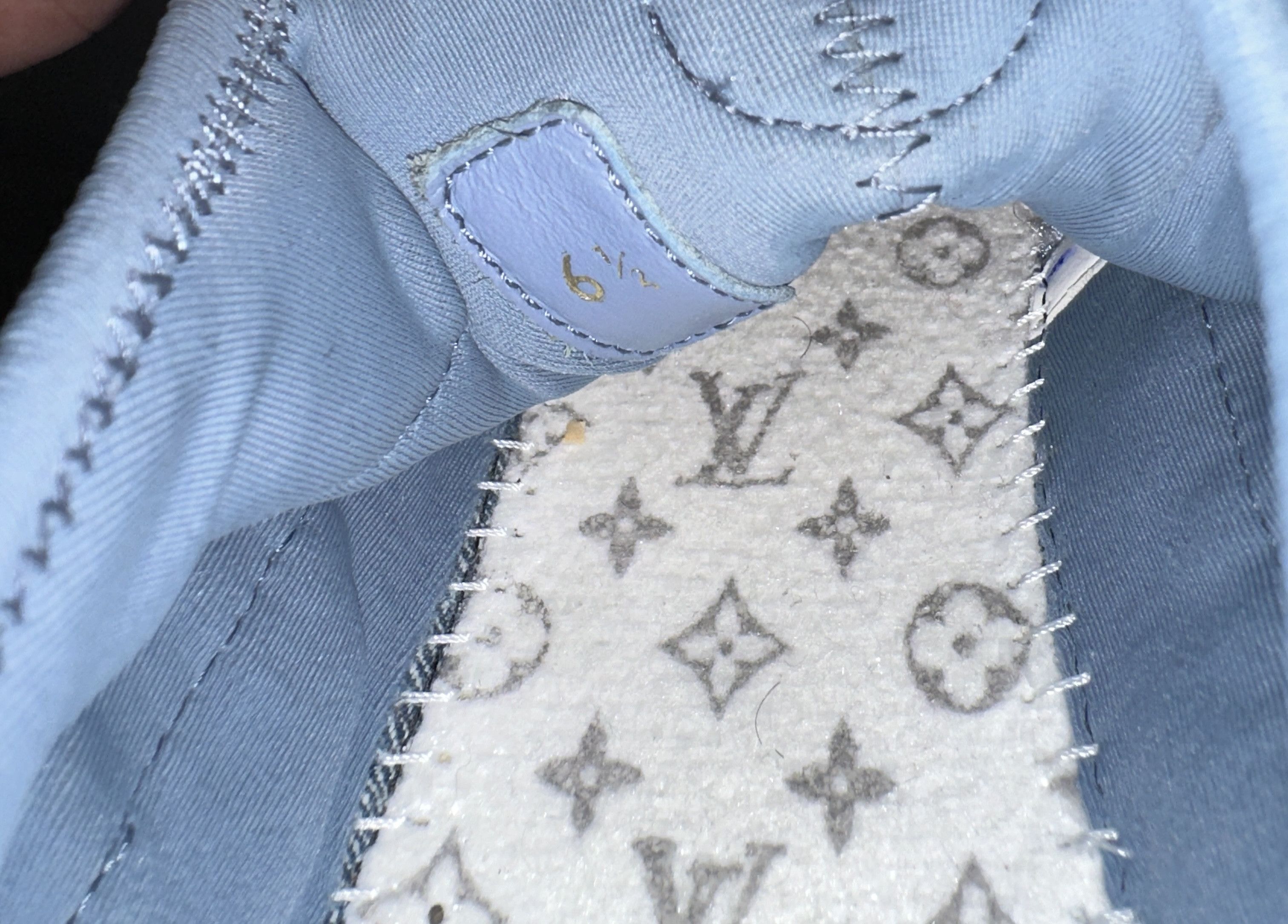Louis Vuitton LV Monogram Sneakers Size US 6.5 / EU 39-40 - 11 Thumbnail