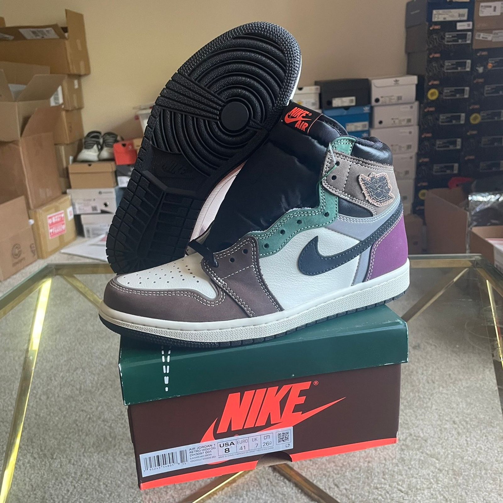 Jordan Brand DH3097-001 AiR JORDAN 1 Hi HAND CRAFTED MALLARD DUCK AUTUMN Size US 8 / EU 41 - 2 Thumbnail