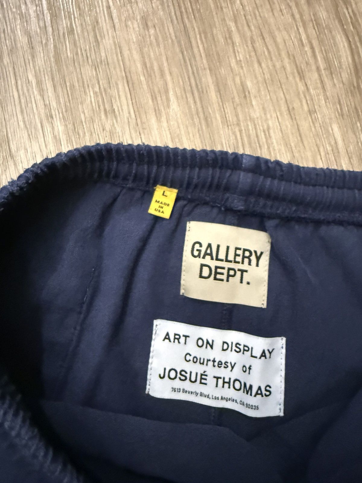 Gallery Dept. Gallery Dept Sweatshorts Navy Blue Size Large Size US 30 / EU 46 - 2 Thumbnail