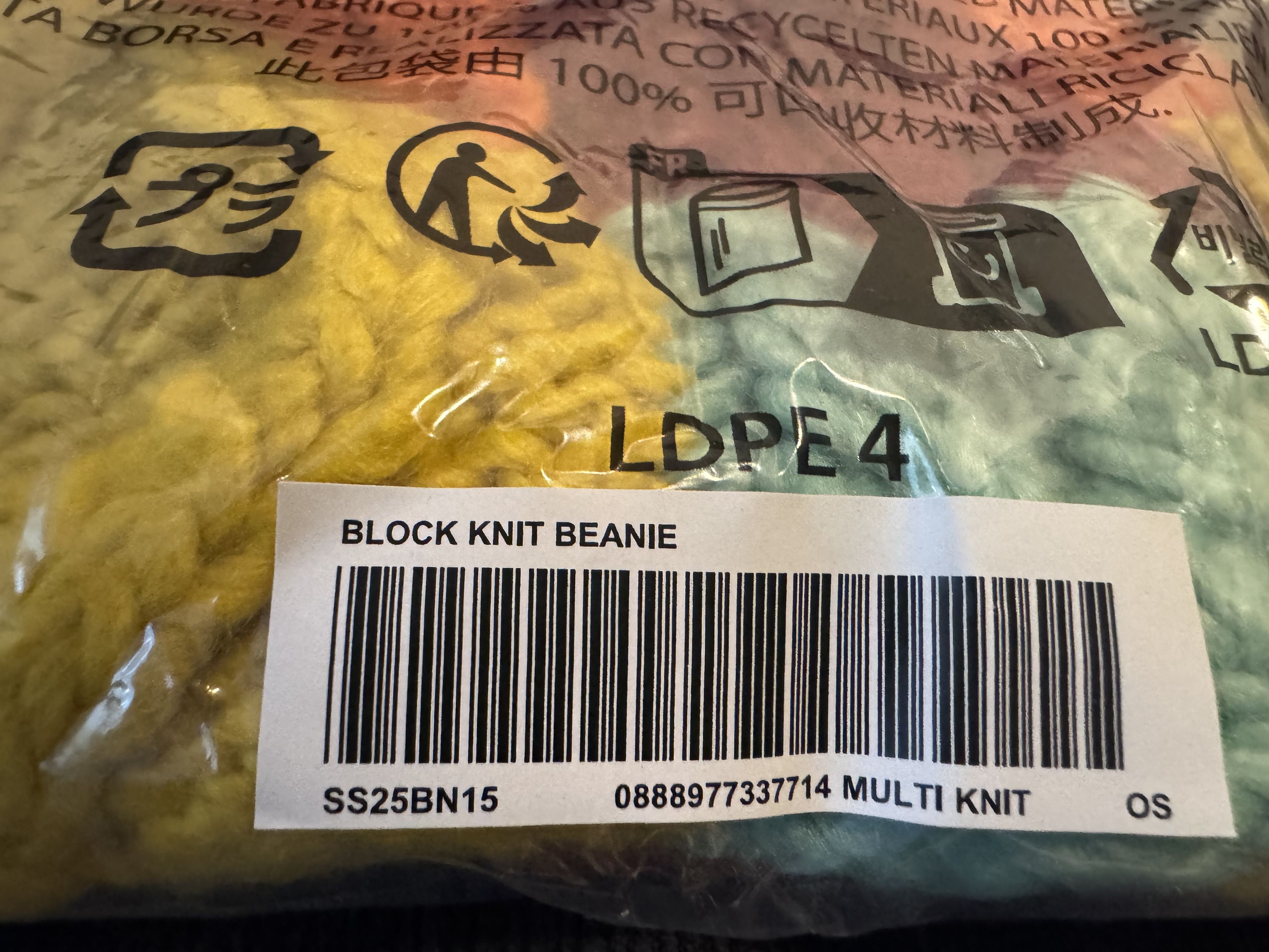 Supreme Block Knit Beanie Size ONE SIZE - 5 Thumbnail