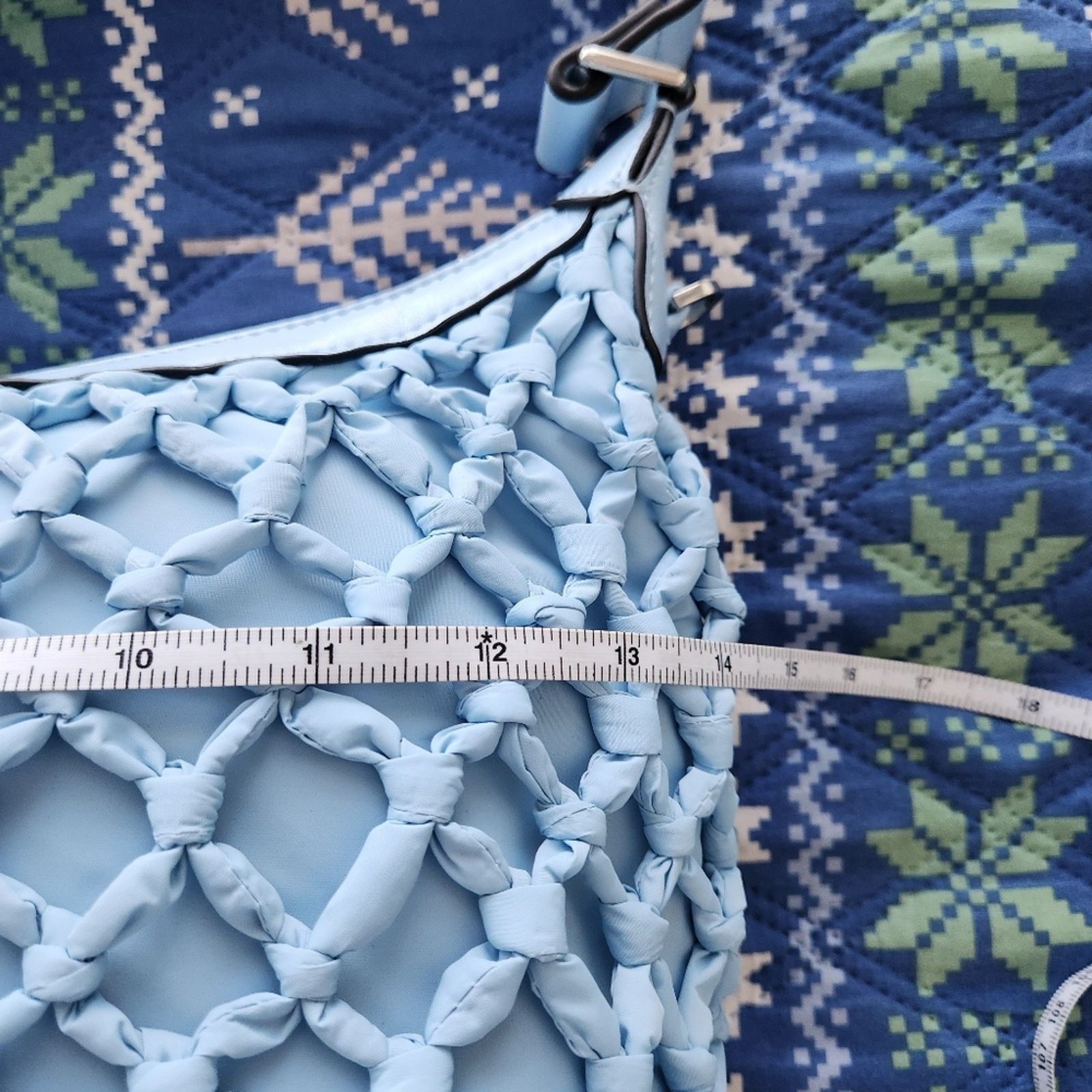 Marella MARELLA MaxMara Shoulder Bag Light Blue Size ONE SIZE - 8 Thumbnail