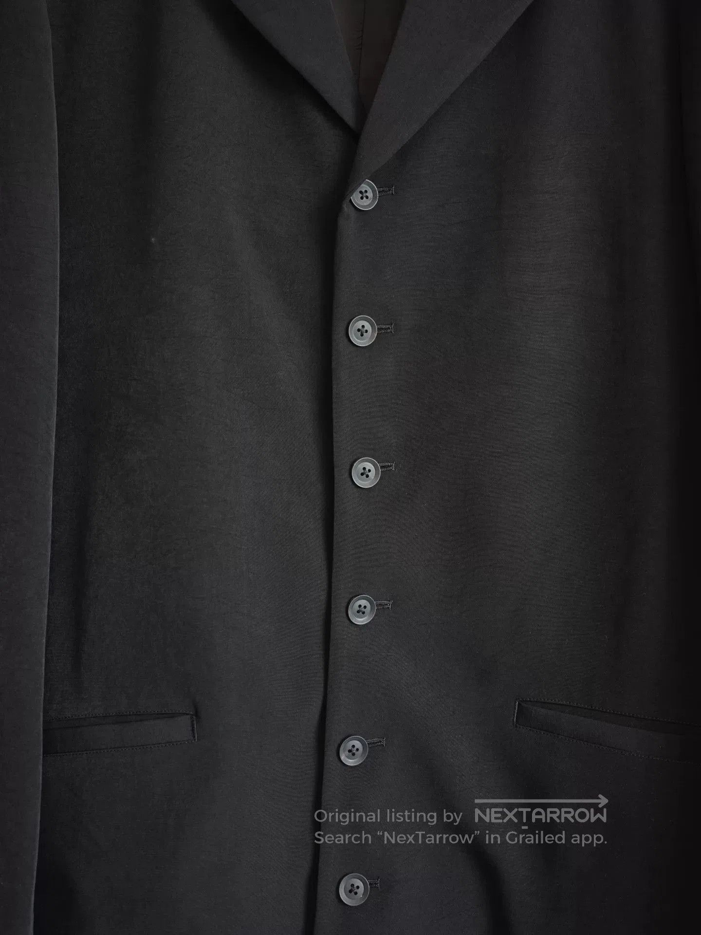 Yohji Yamamoto Yohji Yamamoto Black Jacket Size 3. Size L / US 10 / IT 46 - 8 Thumbnail