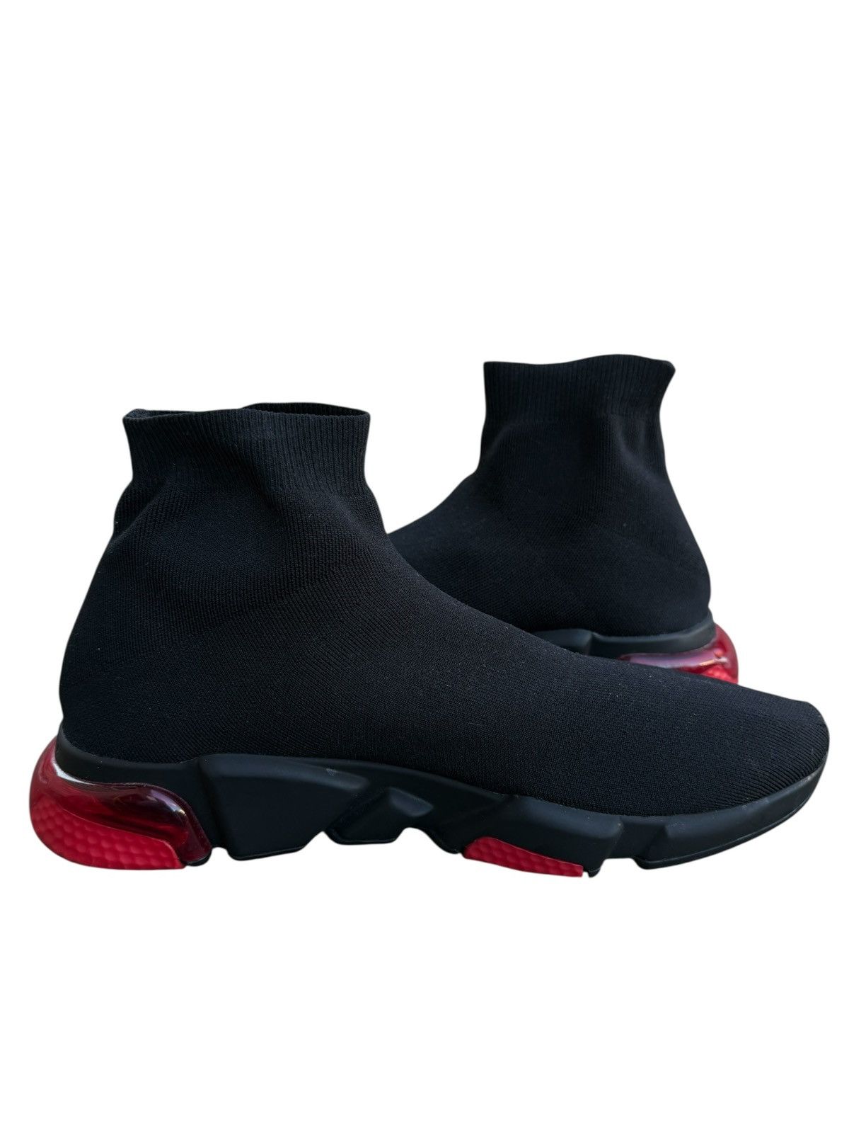 Balenciaga Balenciaga black and red sock runners Size US 13 / EU 46 - 6 Thumbnail
