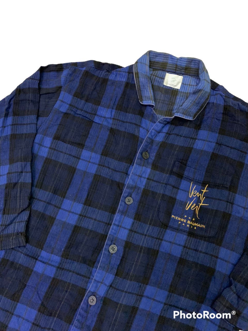 Japanese Brand × Pierre Balmain × Vintage Vintage Japanese Pierre Balmain Button Shirt Size US XL / EU 56 / 4 - 2 Thumbnail