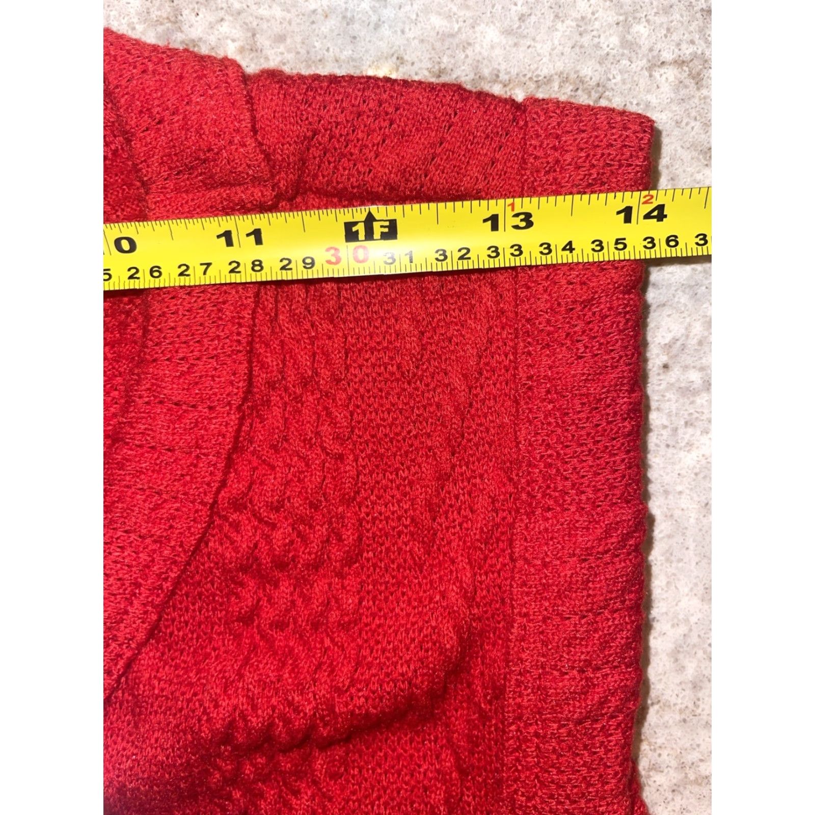 Vintage VINTAGE Bibi Womens Sweater Vest Shirt Sleeveless Red Christmas 90s Holiday Pullover V-Neck Stretch Cap Sleeve Shirt Women S Red Shirt Womens Size S / US 4 / IT 40 - 7 Thumbnail
