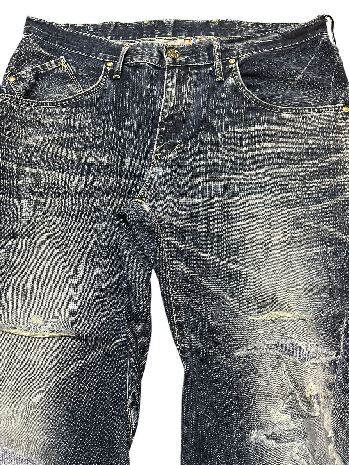 Other Edwin Exclusive Vintage Function Distressed Baggy Jeans Size US 36 / EU 52 - 4 Thumbnail