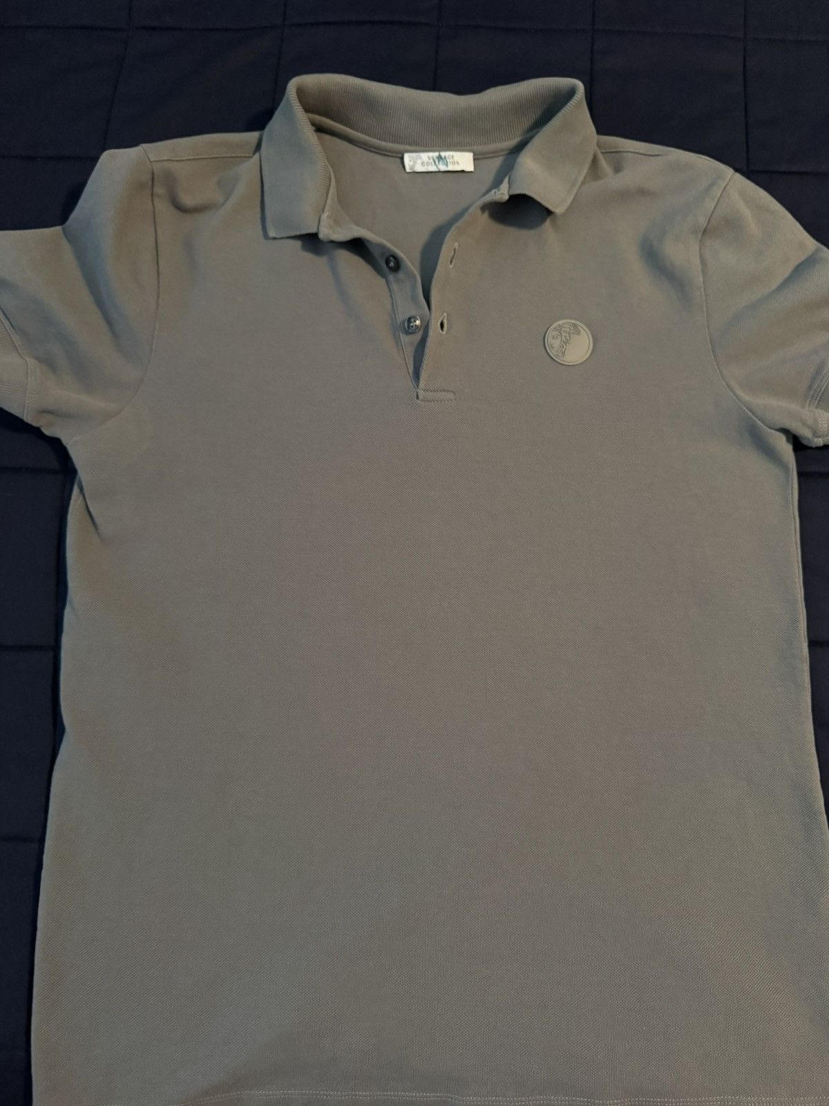 Versace Grey Versace Collection Medusa Head Polo Size US M / EU 48-50 / 2 - 1 Thumbnail