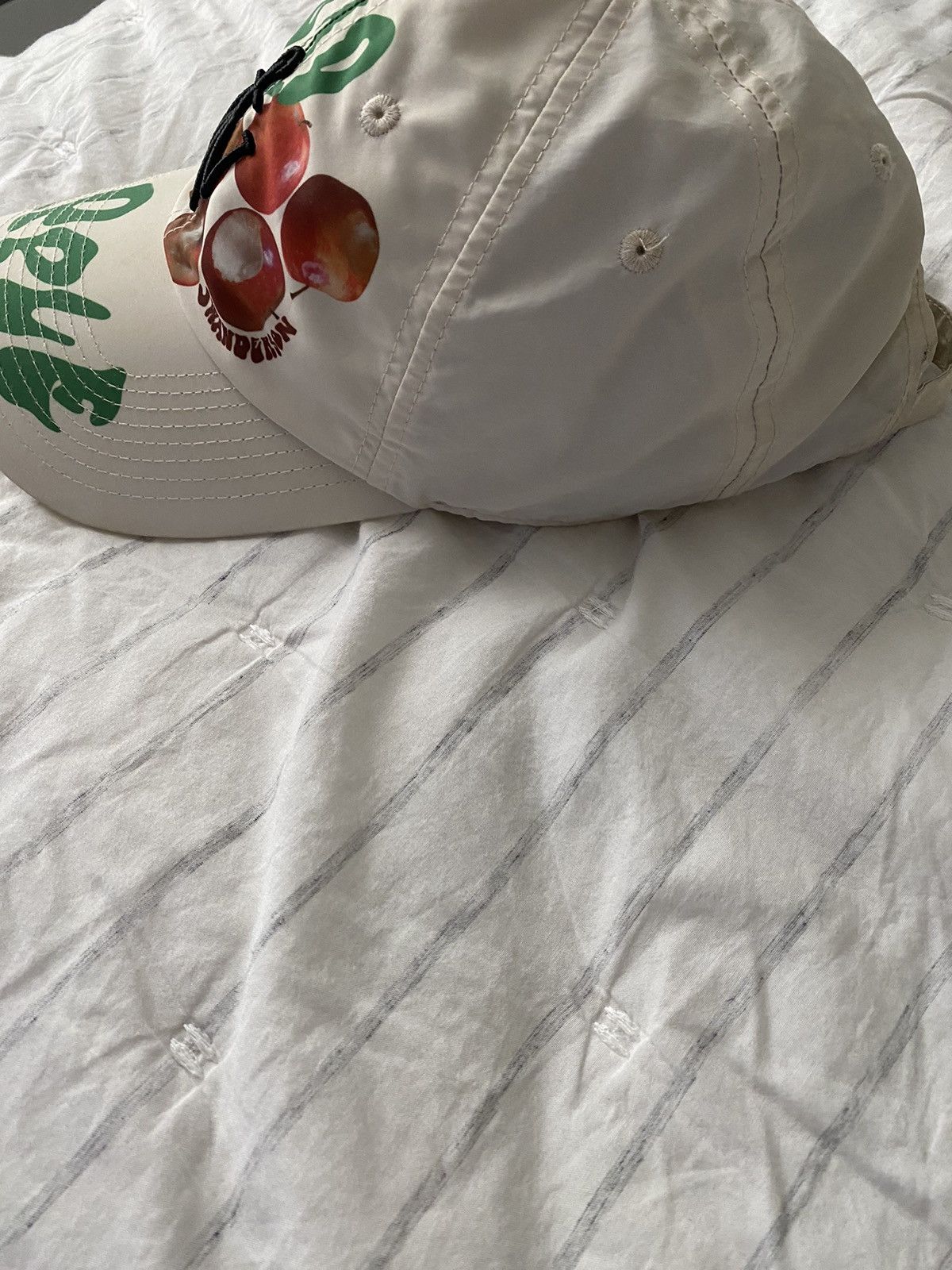 JW Anderson JW Anderson Off White Printed Cap Size ONE SIZE - 4 Thumbnail