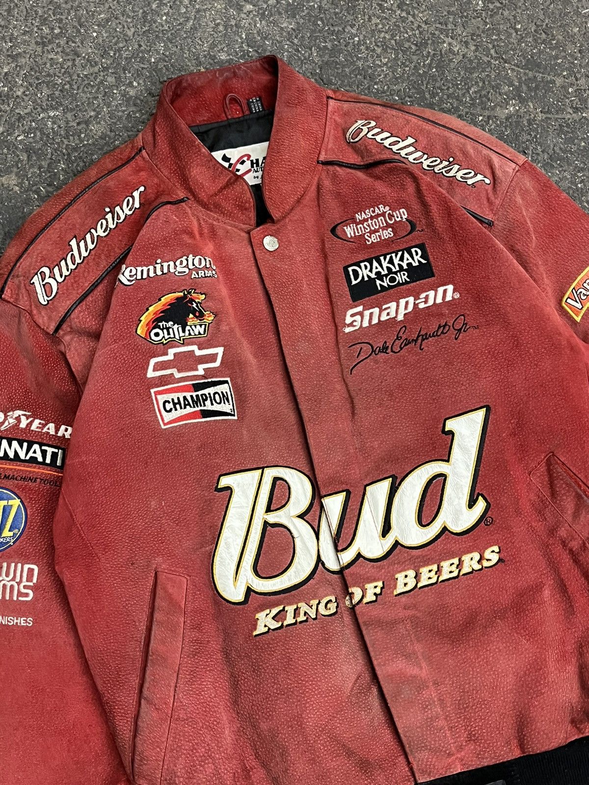 NASCAR × Vintage Nascar vintage Budweiser beer jacket rare hype streetwear Size US M / EU 48-50 / 2 - 5 Thumbnail