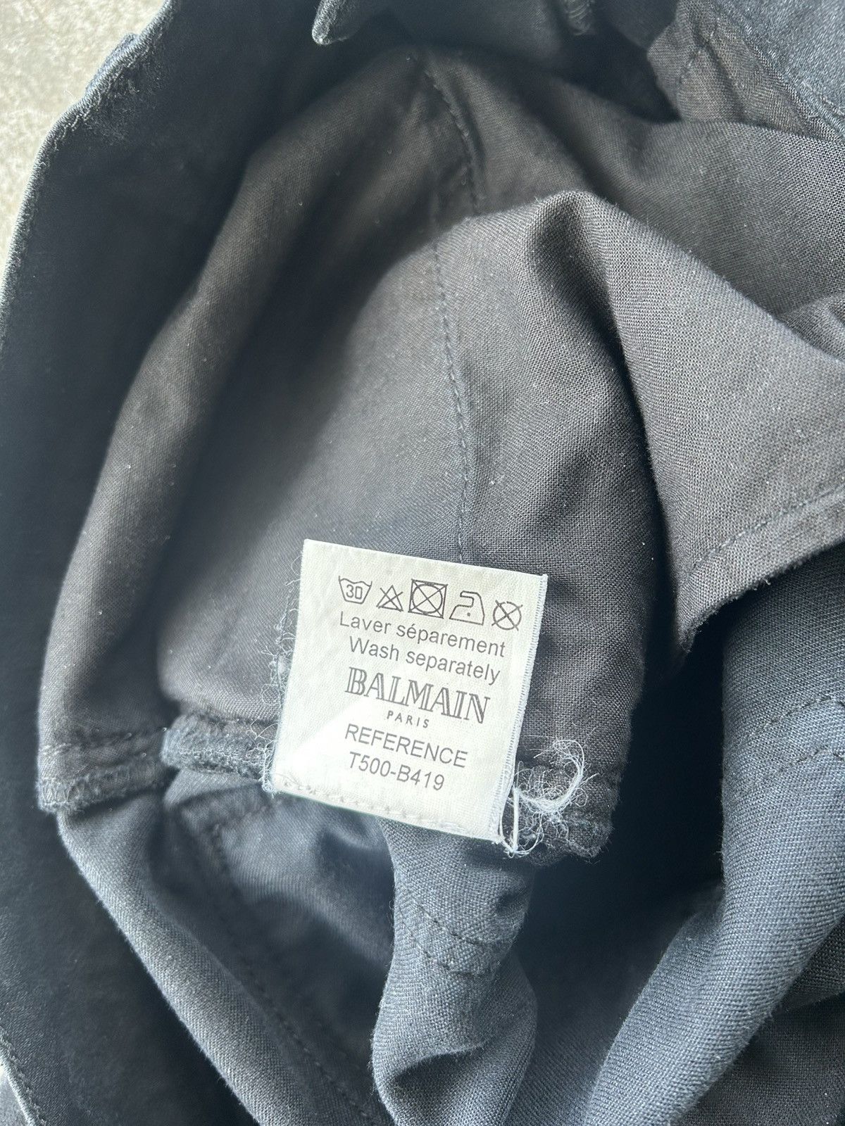 Balmain Balmain Homme AW09 Black Biker Jeans Decarnin Size US 29 - 7 Thumbnail
