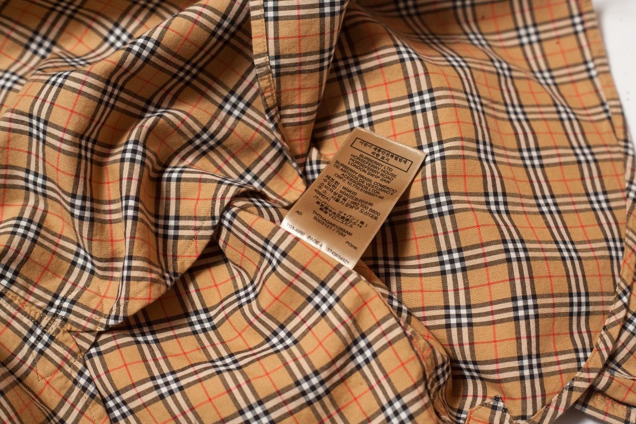 Burberry Burberry Nova Check Crow Long Sleeve Antique Size XS / US 0-2 / IT 36-38 - 6 Thumbnail