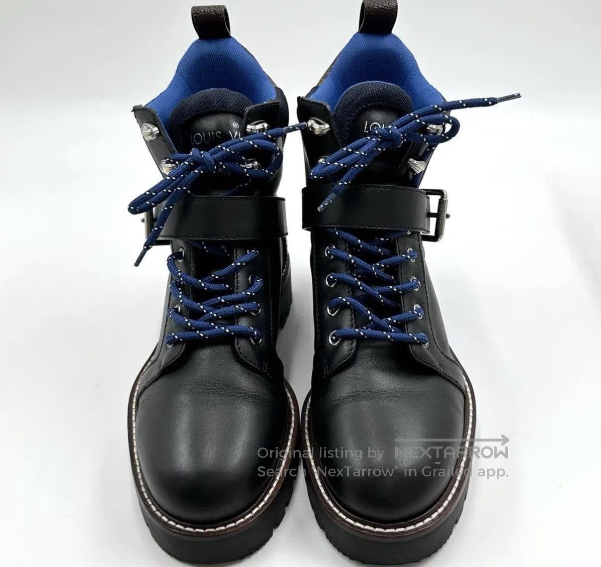Louis Vuitton Black Leather Lace. Size US 7 / EU 40 - 2 Thumbnail