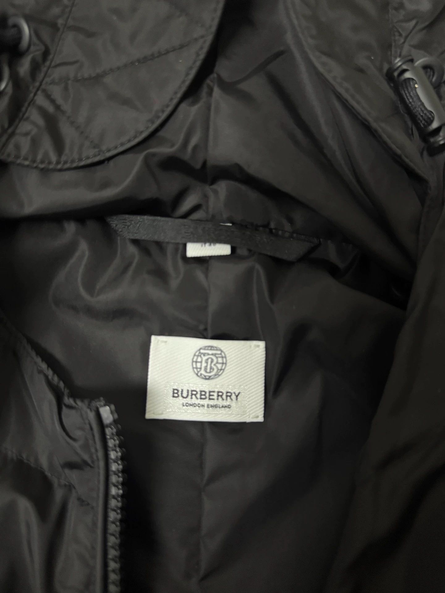 Burberry Burberry Black Shell Jacket UK8 99 New Size S / US 4 / IT 40 - 3 Thumbnail