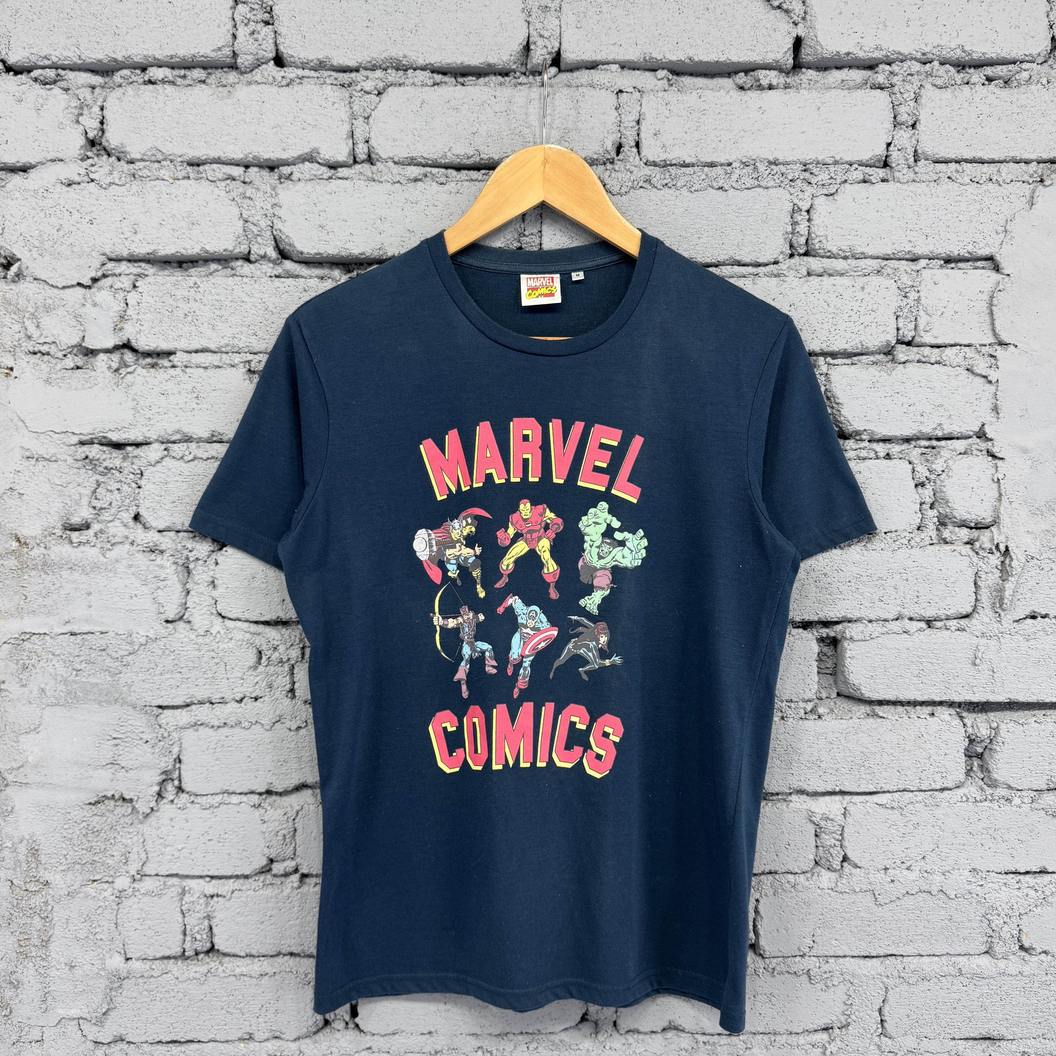 GU Marvel Comics Hero Graphic Print Sunfaded Tshirt Size US M / EU 48-50 / 2 - 1 Thumbnail