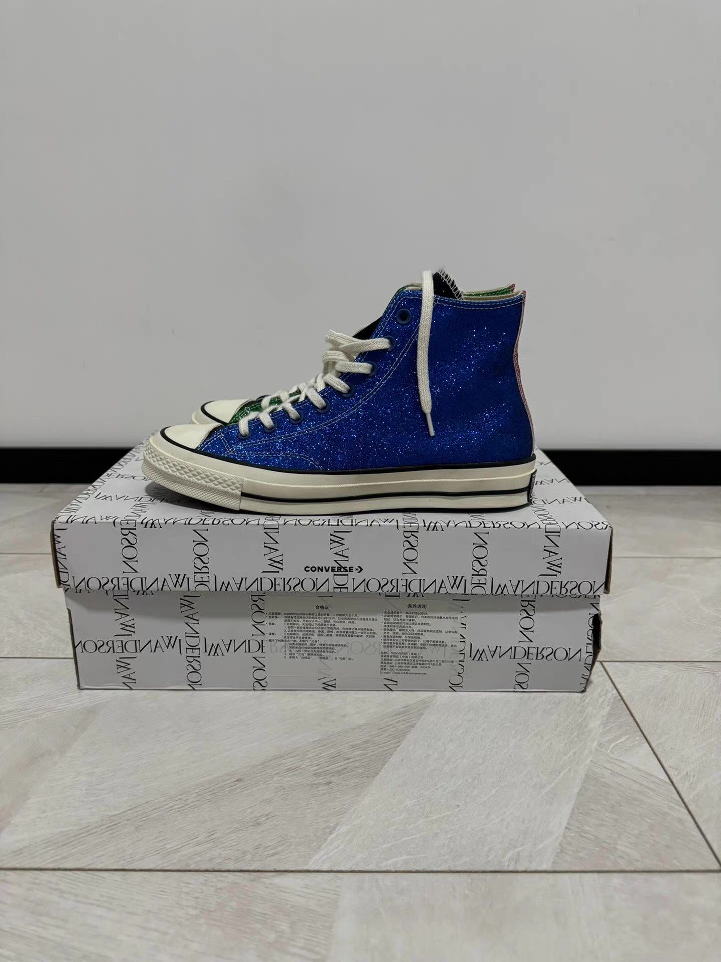 JW Anderson JW Anderson x Converse First Generation Blue & Green Q17 Size US 9 / EU 42 - 2 Thumbnail