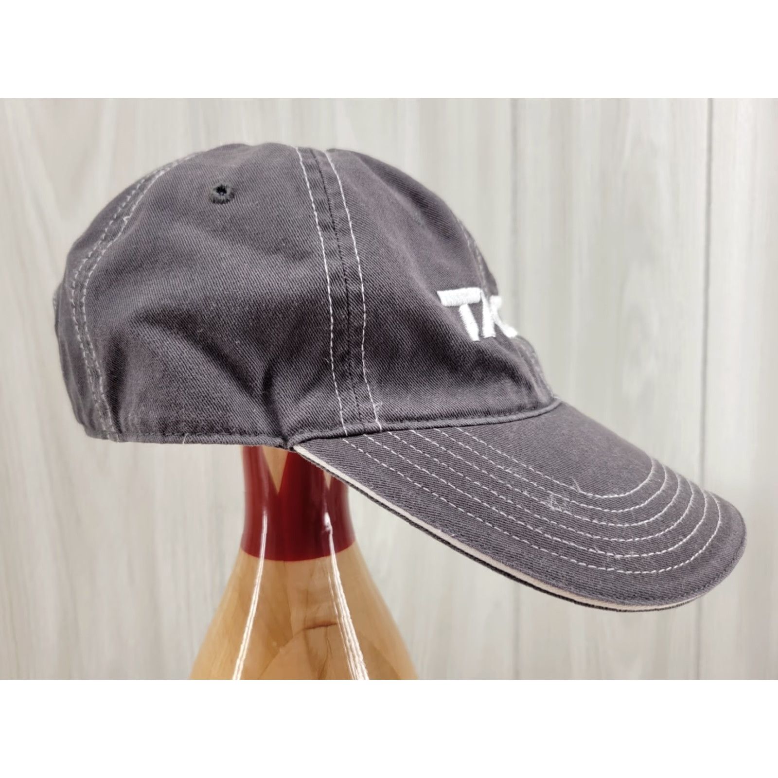 Vintage Talon Gray Hat Minn Kota Strap Back Adjustable Cotton Baseball Cap Men Adjustable Gray Minn Kota Talon Strap Back Size ONE SIZE - 4 Thumbnail