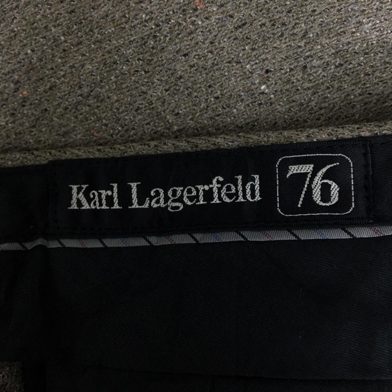 Karl Lagerfeld Vtg KARL LAGERFELD PARIS Made In Italy Pant Trouser Slack Size 28" / US 6 / IT 42 - 3 Thumbnail