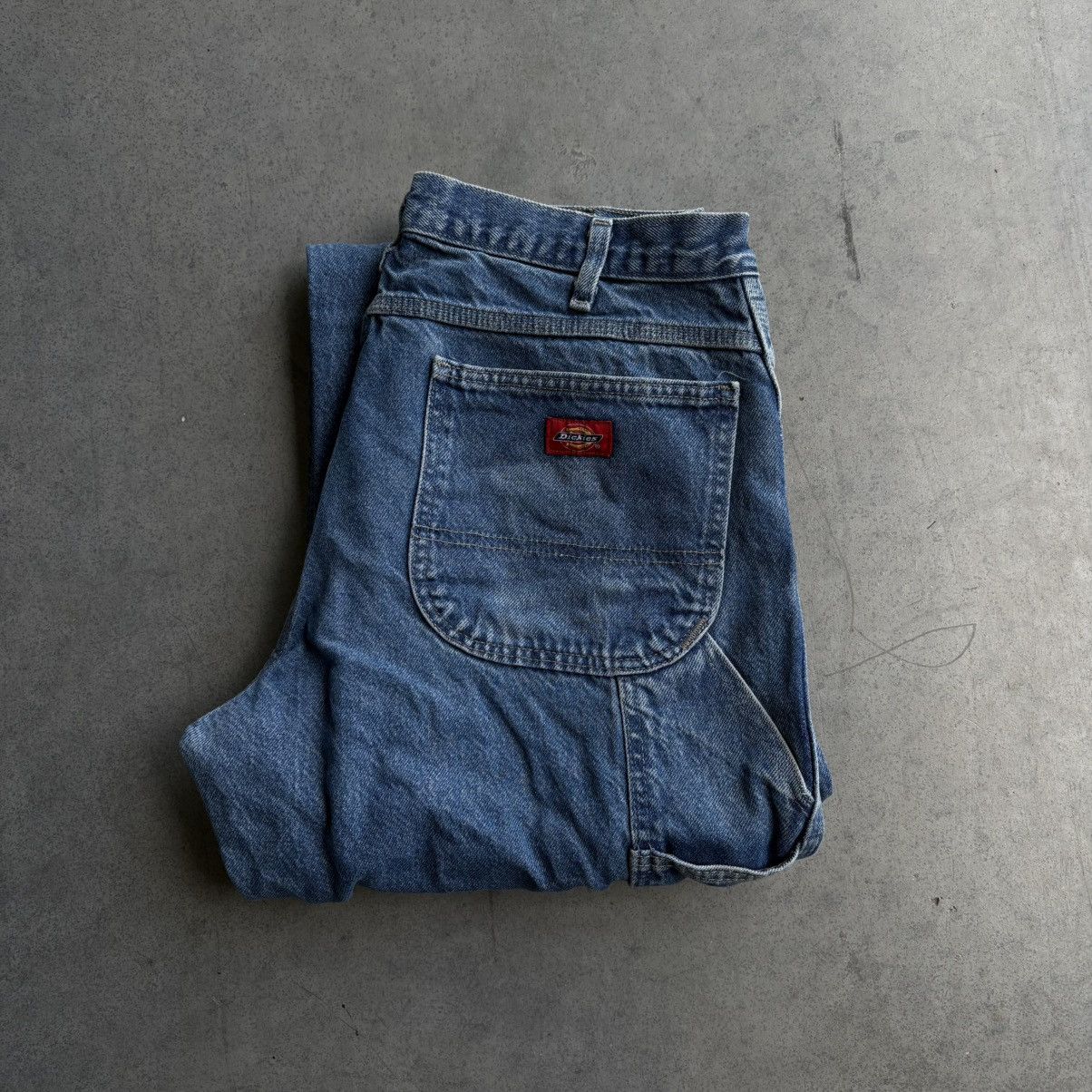 Dickies Vintage Dickies 34x34 Carpenter Pants Faded Blue Jeans Rare Size US 34 / EU 50 - 11 Thumbnail