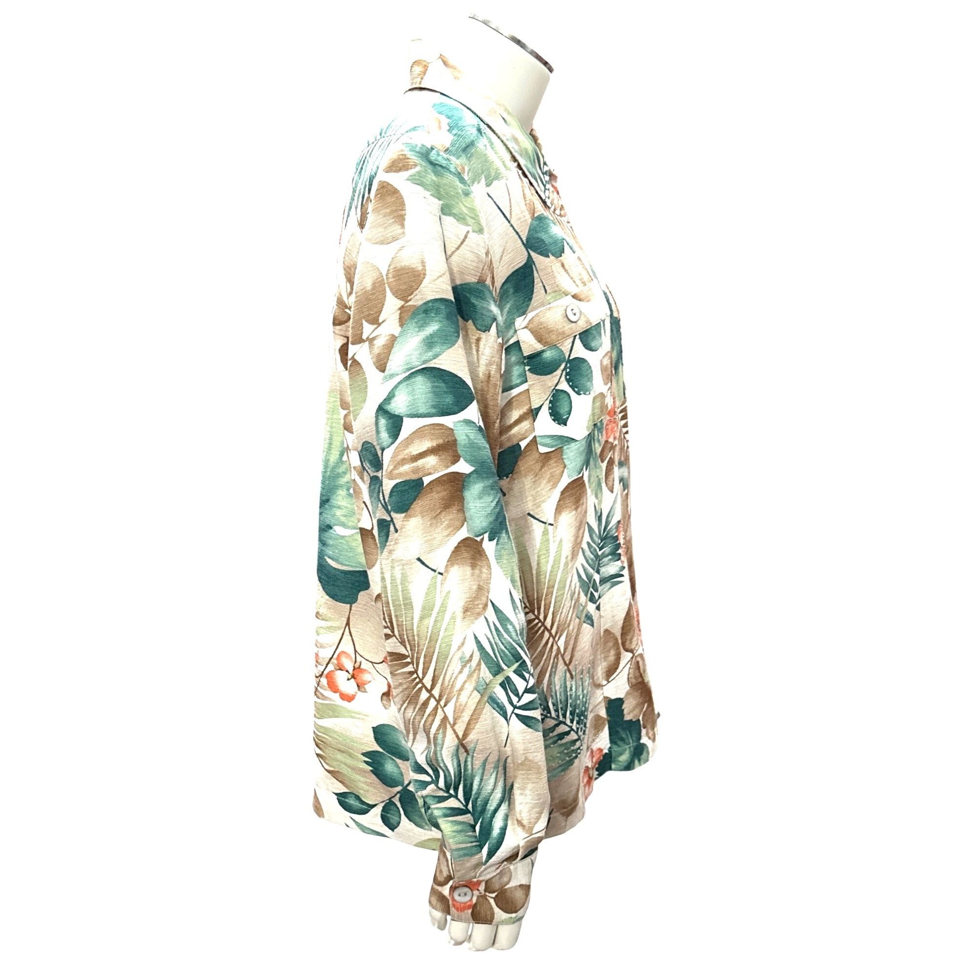 Other Alfred Dunner Size 12 Yellow Silk Blend Jacket Floral Trim T Size XL / US 12-14 / IT 48-50 - 7 Thumbnail
