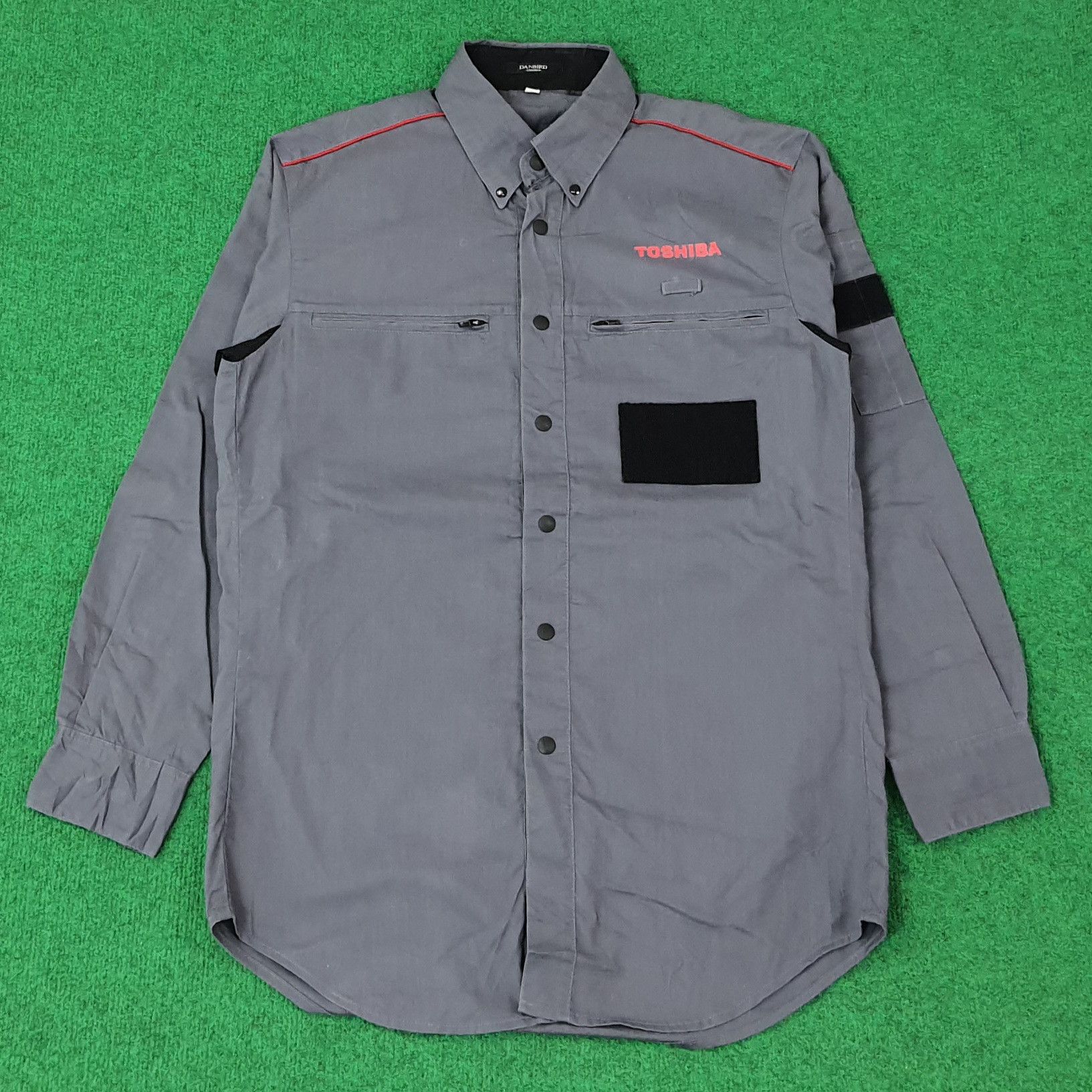 Japanese Brand Vintage Toshiba Japan Tech Brand Work Shirt C223N38 Size US M / EU 48-50 / 2 - 1 Thumbnail