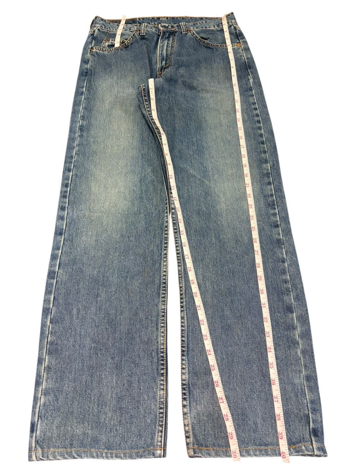 Levi's Vintage 90s Levis 612 Orange Tab Blue Wash Loose Jeans Size US 29 - 7 Thumbnail