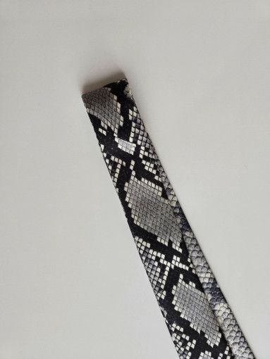 Tom Ford o1sm1stk0824 Size: OS / Silk Tie in Black Grey Size ONE SIZE - 3 Thumbnail