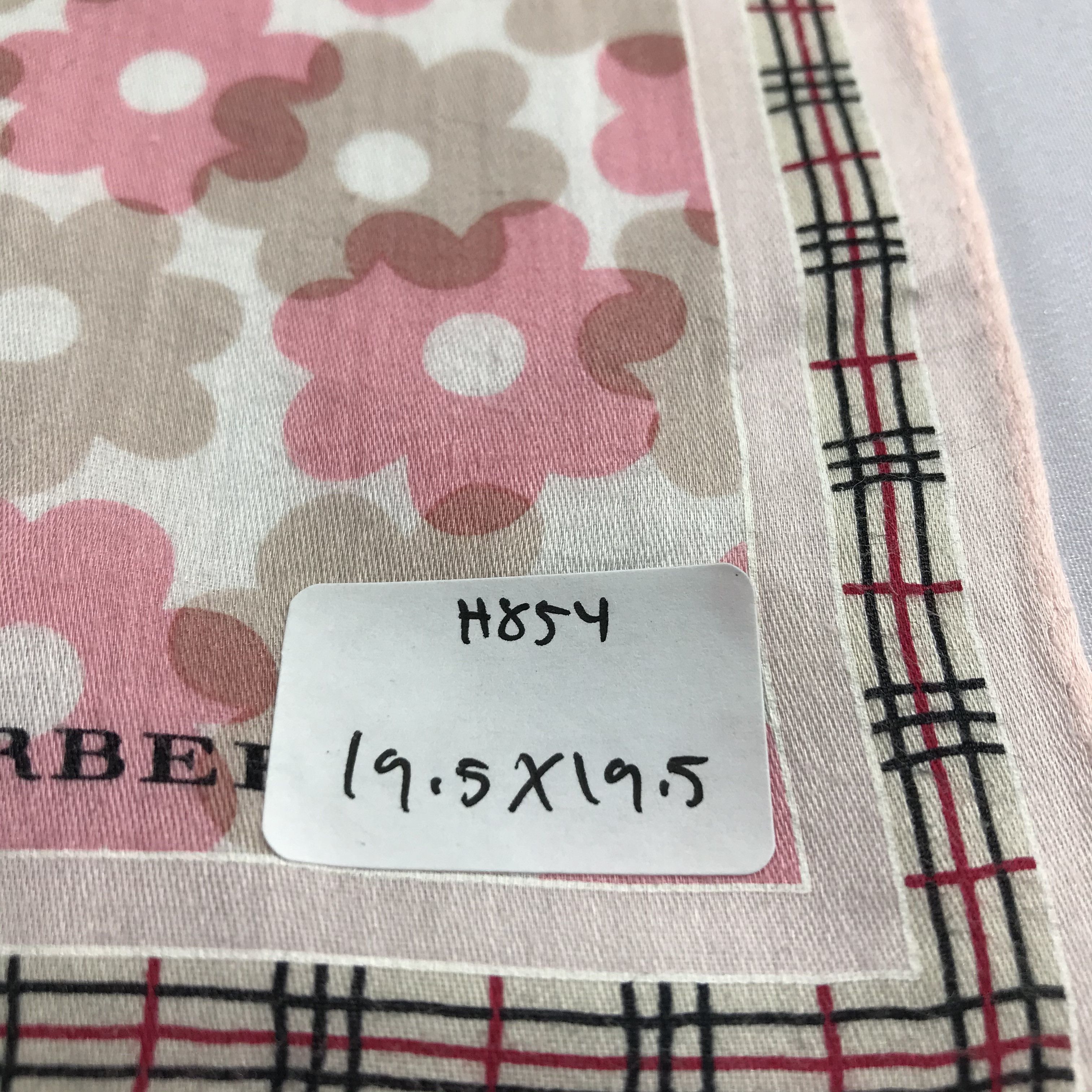 Burberry Burberry Flowers Handkerchief Neckerchief Bandana H854 Size ONE SIZE - 6 Thumbnail