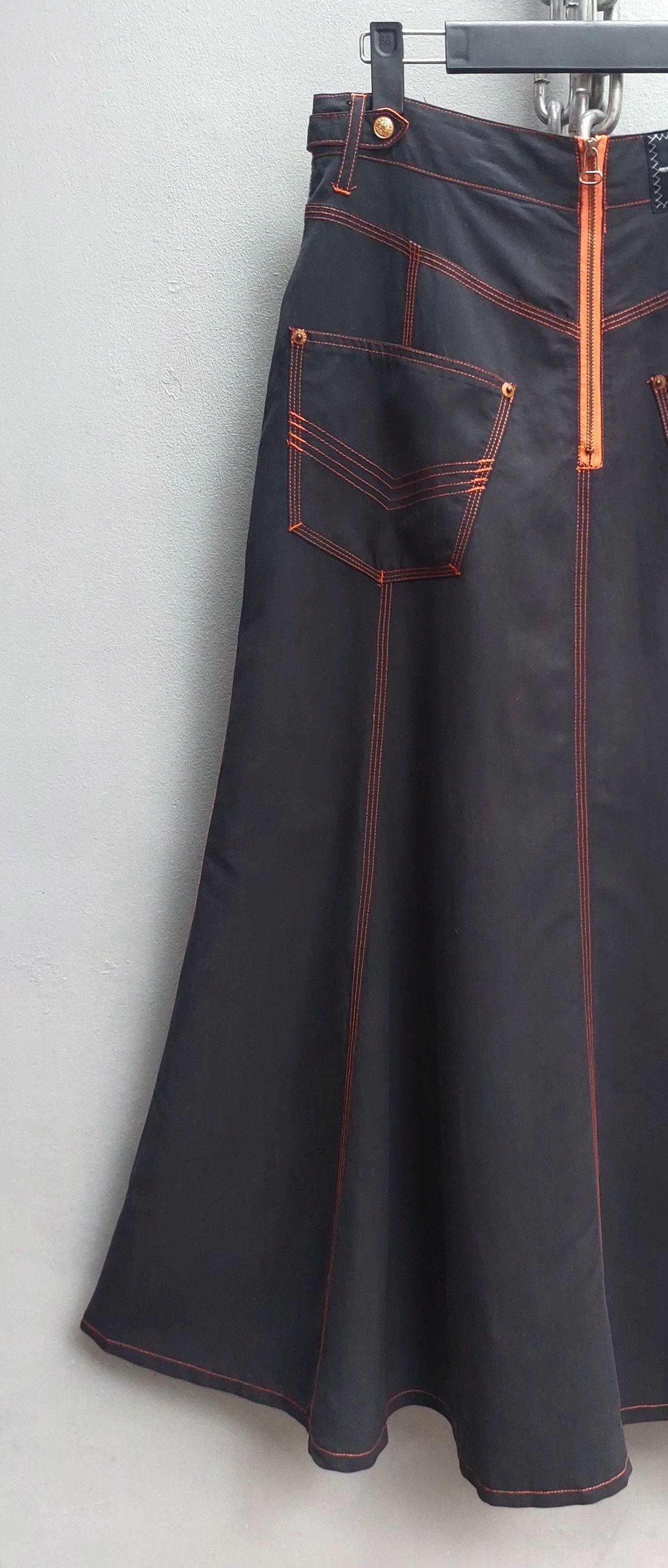 Jean Paul Gaultier Jean Paul Gaultier Vintage Contrast Stitch Skirt Size 32" / US 10 / IT 46 - 6 Thumbnail