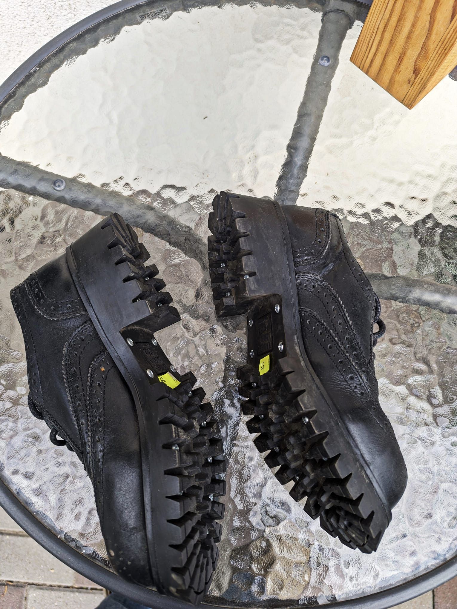 Japanese Brand × Seditionaries chunky rare england punk heavy steel cap leather shoes Size US 7 / IT 37 - 6 Thumbnail