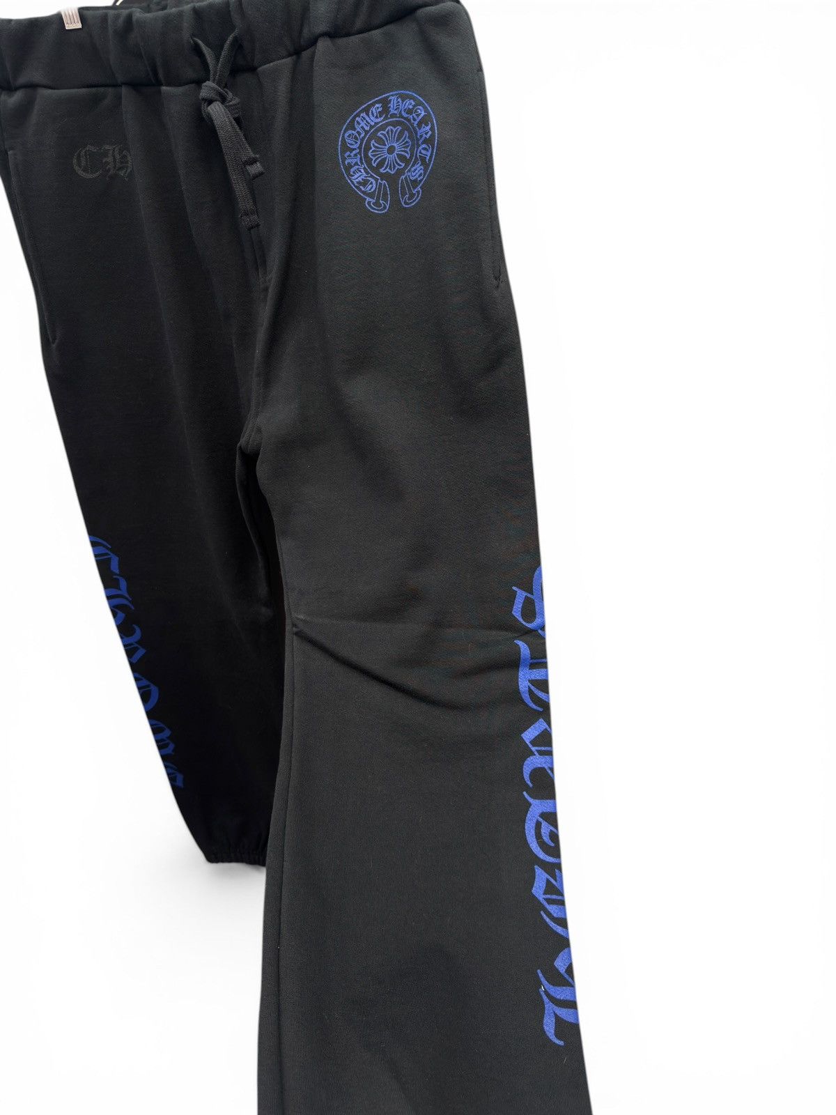 Chrome Hearts Chrome Hearts Blue Black Horseshoe Sweatpants Size US 36 / EU 52 - 2 Thumbnail