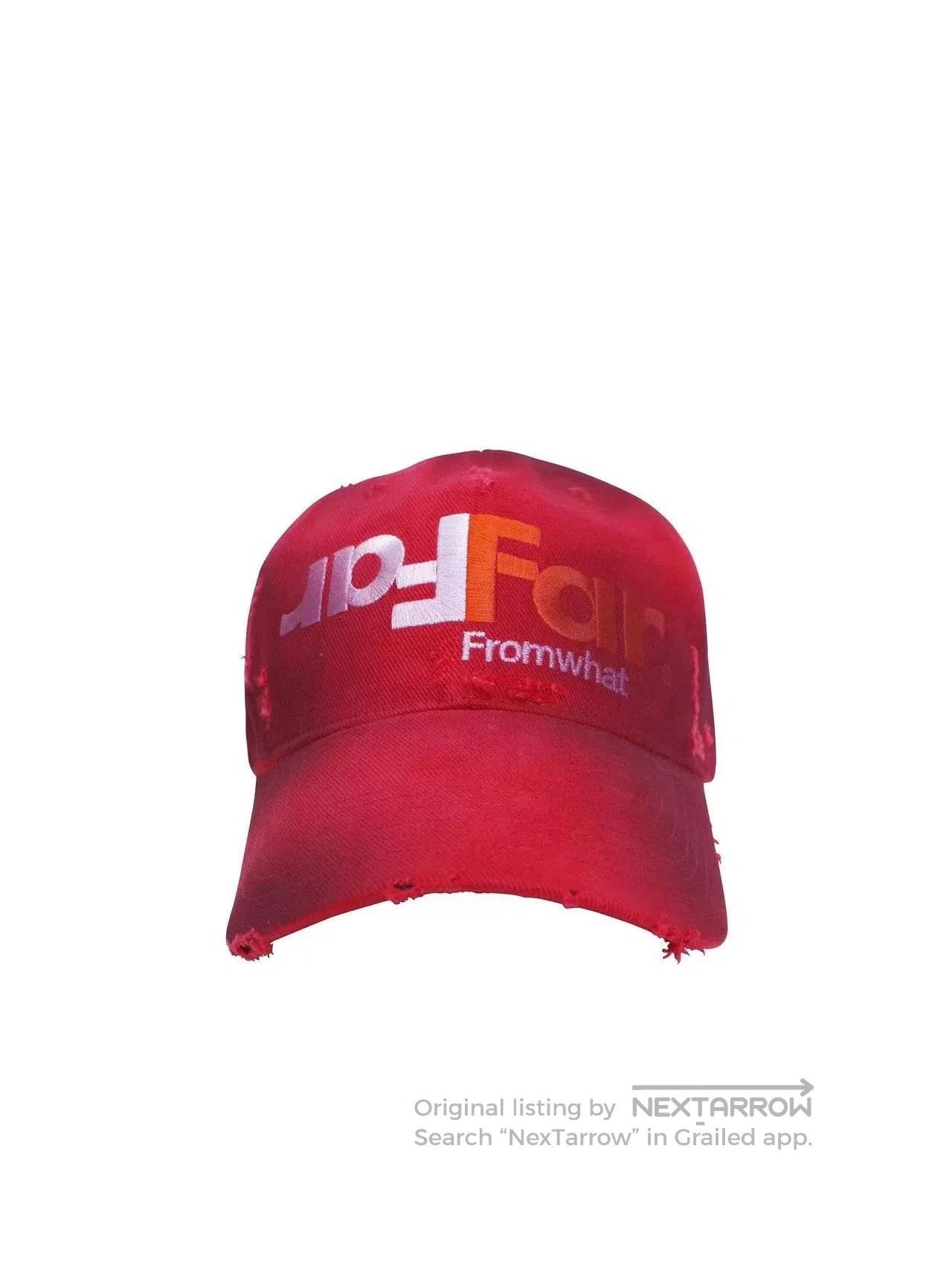Japanese Brand FAR ARCHIVE Washed Distressed Cap. Size ONE SIZE - 5 Thumbnail